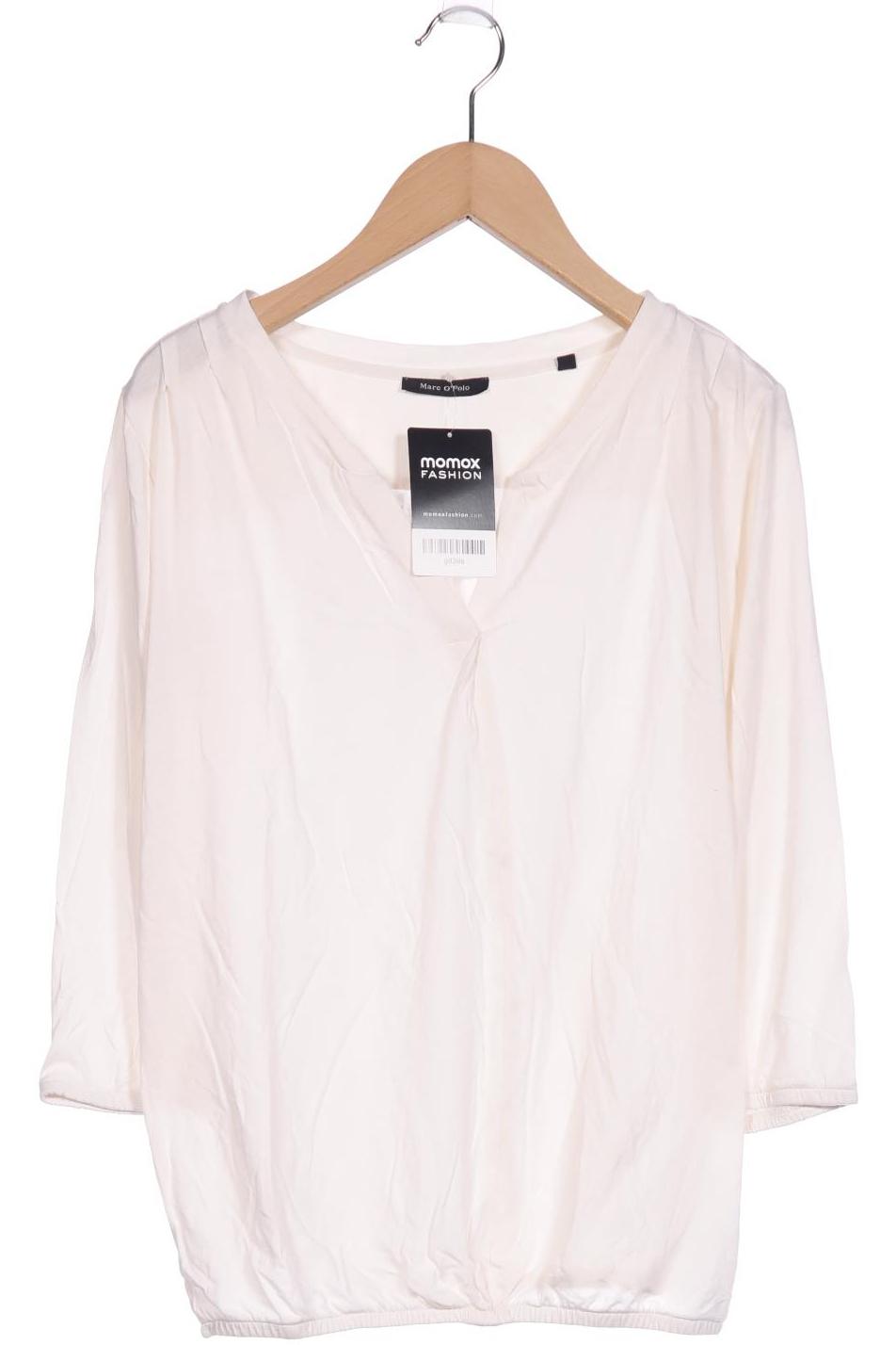 

Marc O Polo Damen Langarmshirt, cremeweiß