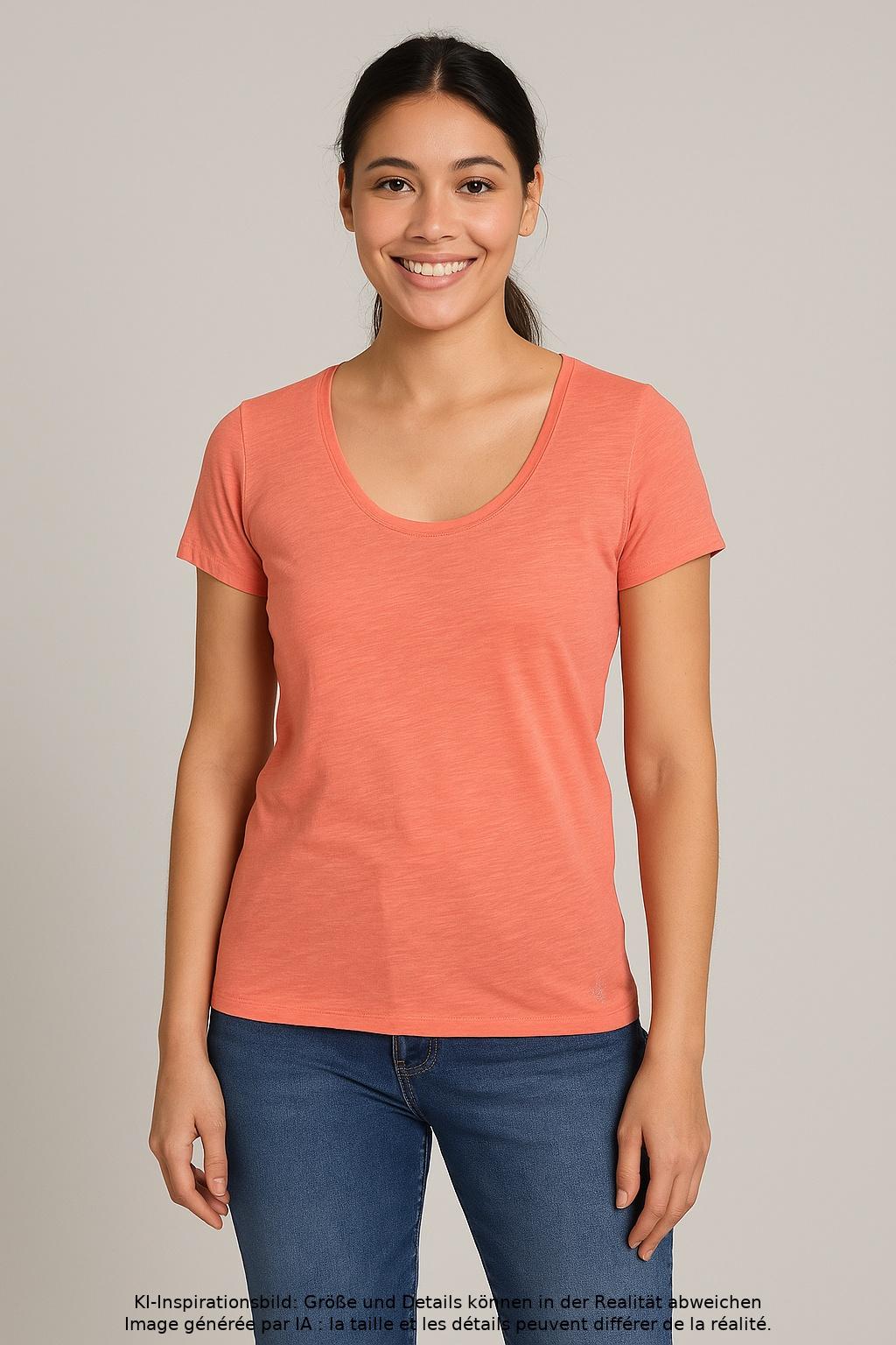 

Marc O Polo Damen T-Shirt, orange, Gr. 38