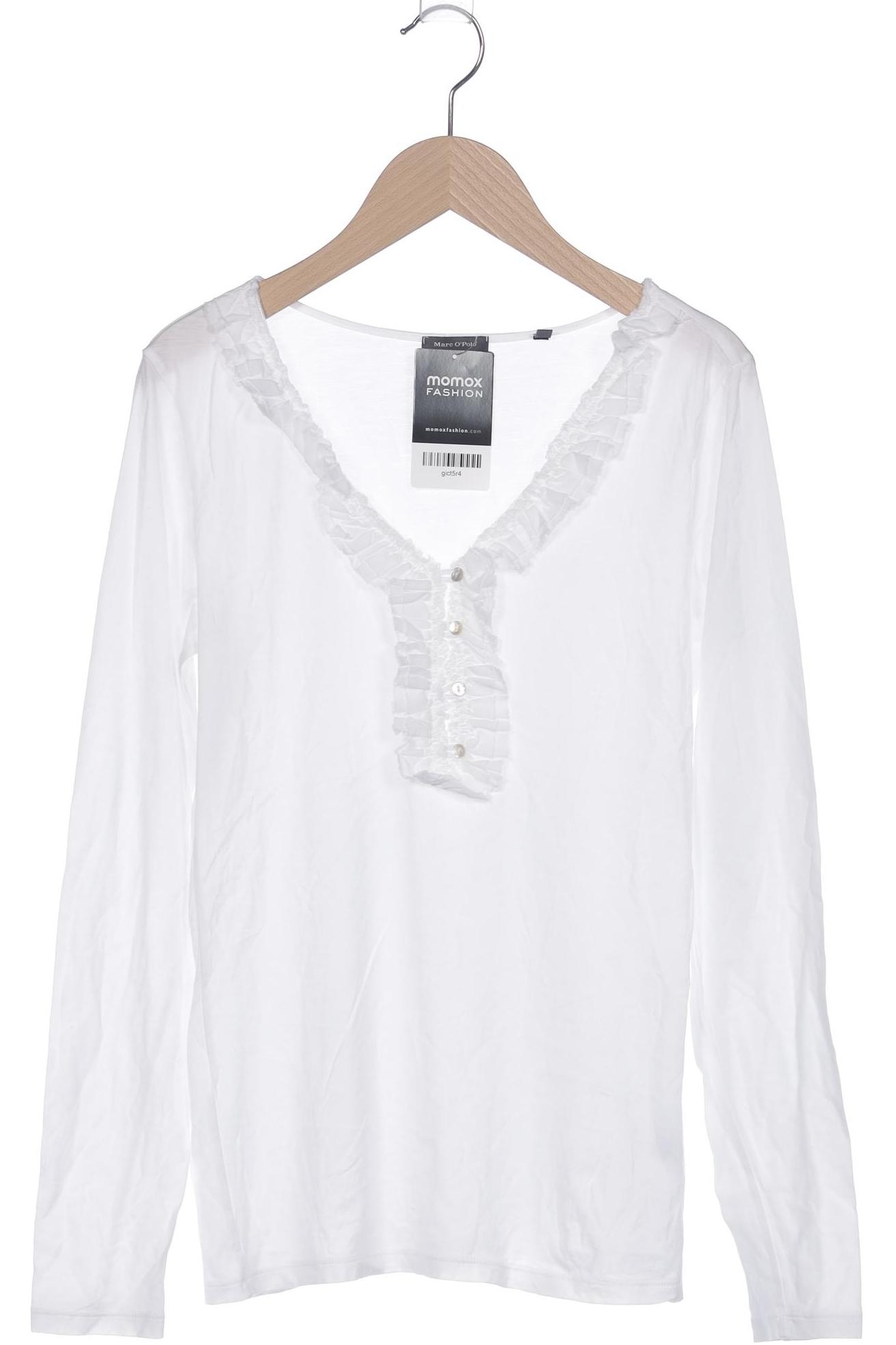 

Marc O Polo Damen Langarmshirt, weiß, Gr. 34