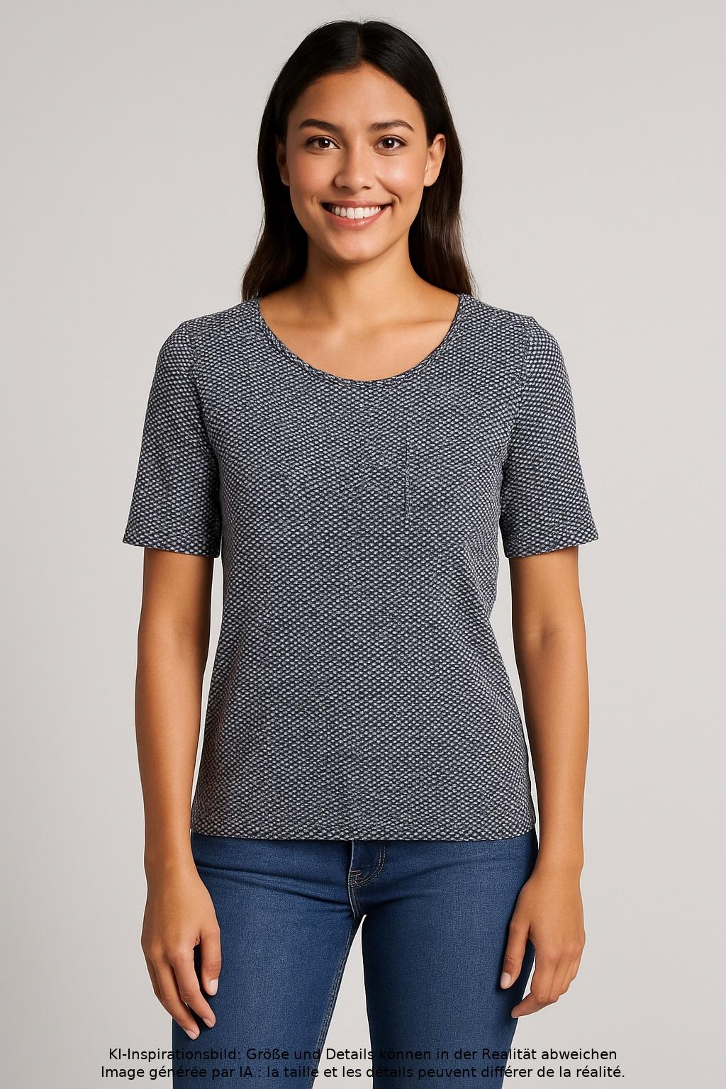 

Marc O Polo Damen T-Shirt, mehrfarbig, Gr. 34