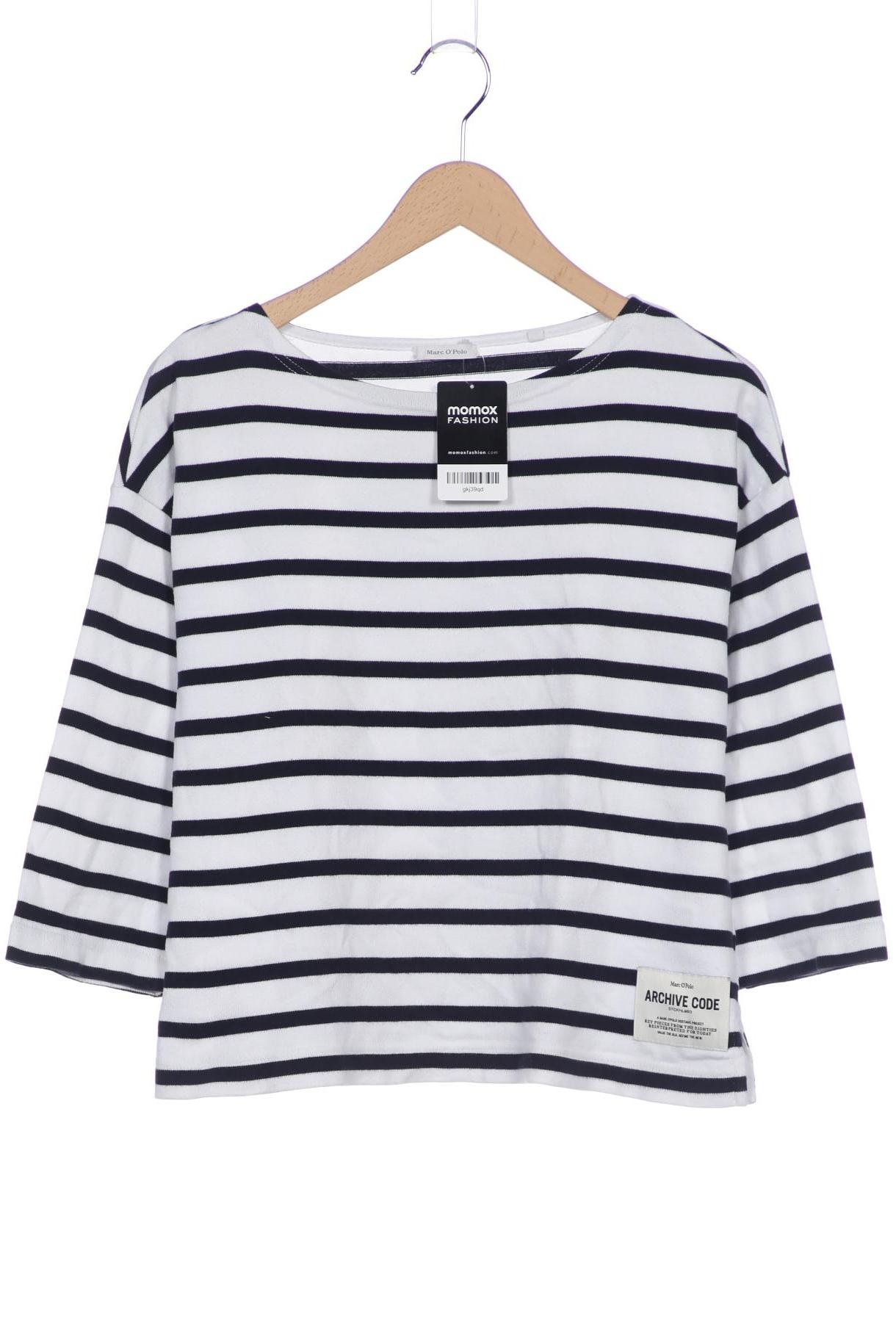 

Marc O Polo Damen Langarmshirt, weiß, Gr. 34