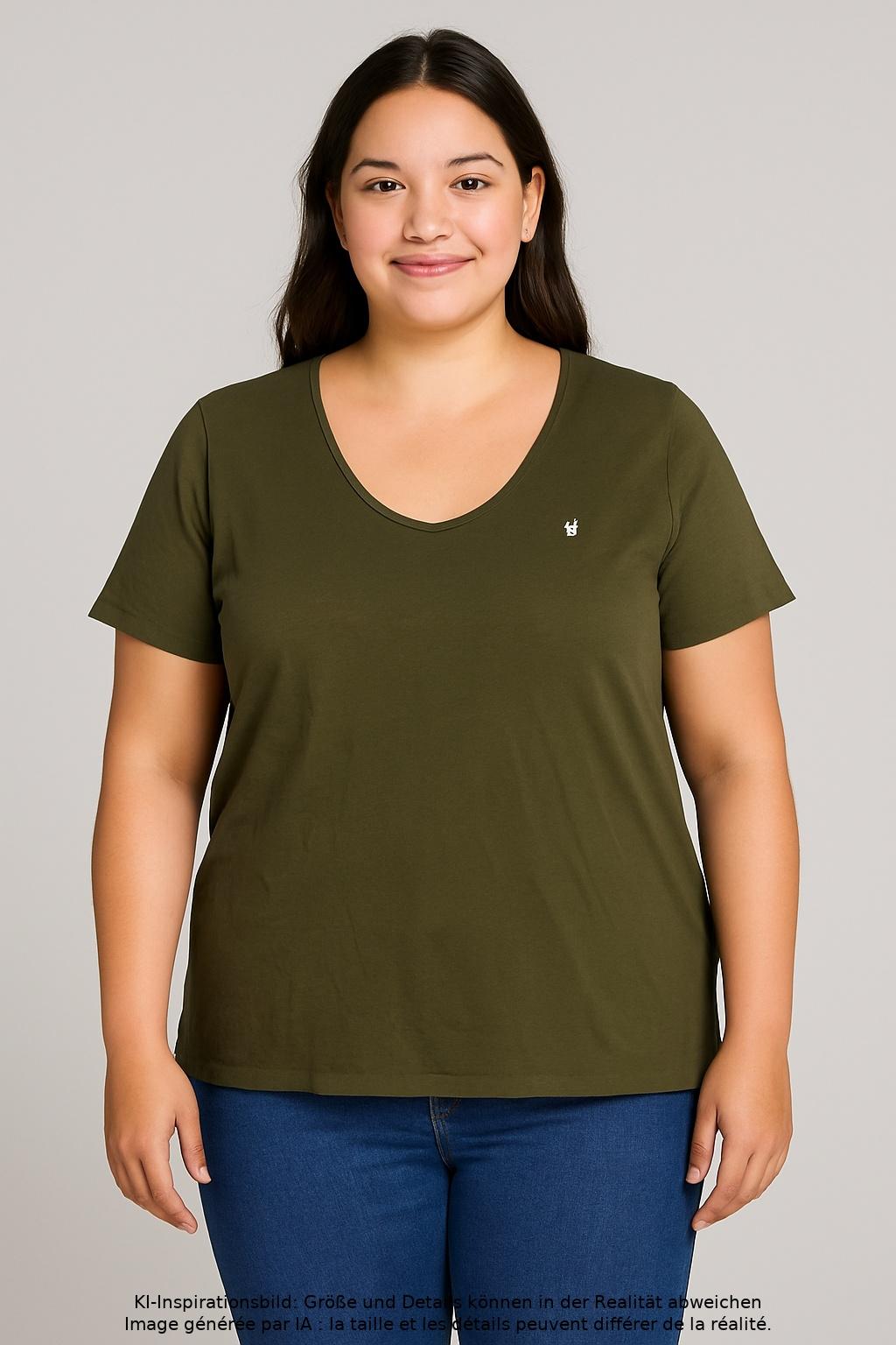 

Marc O Polo Damen T-Shirt, grün, Gr. 46