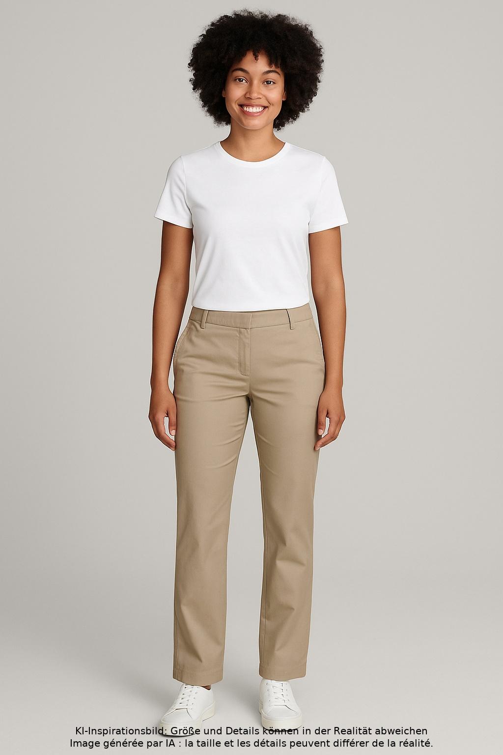 

Marc O Polo Damen Stoffhose, beige, Gr. 38