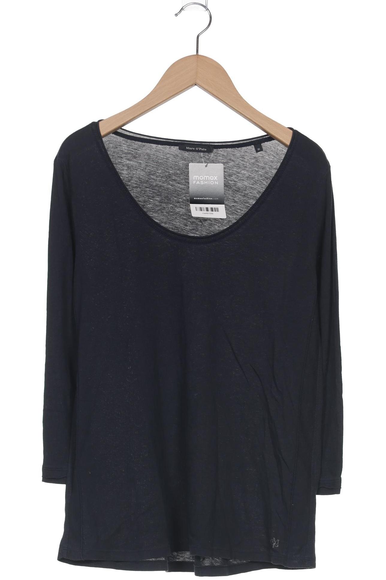 

Marc O Polo Damen Langarmshirt, marineblau, Gr. 34