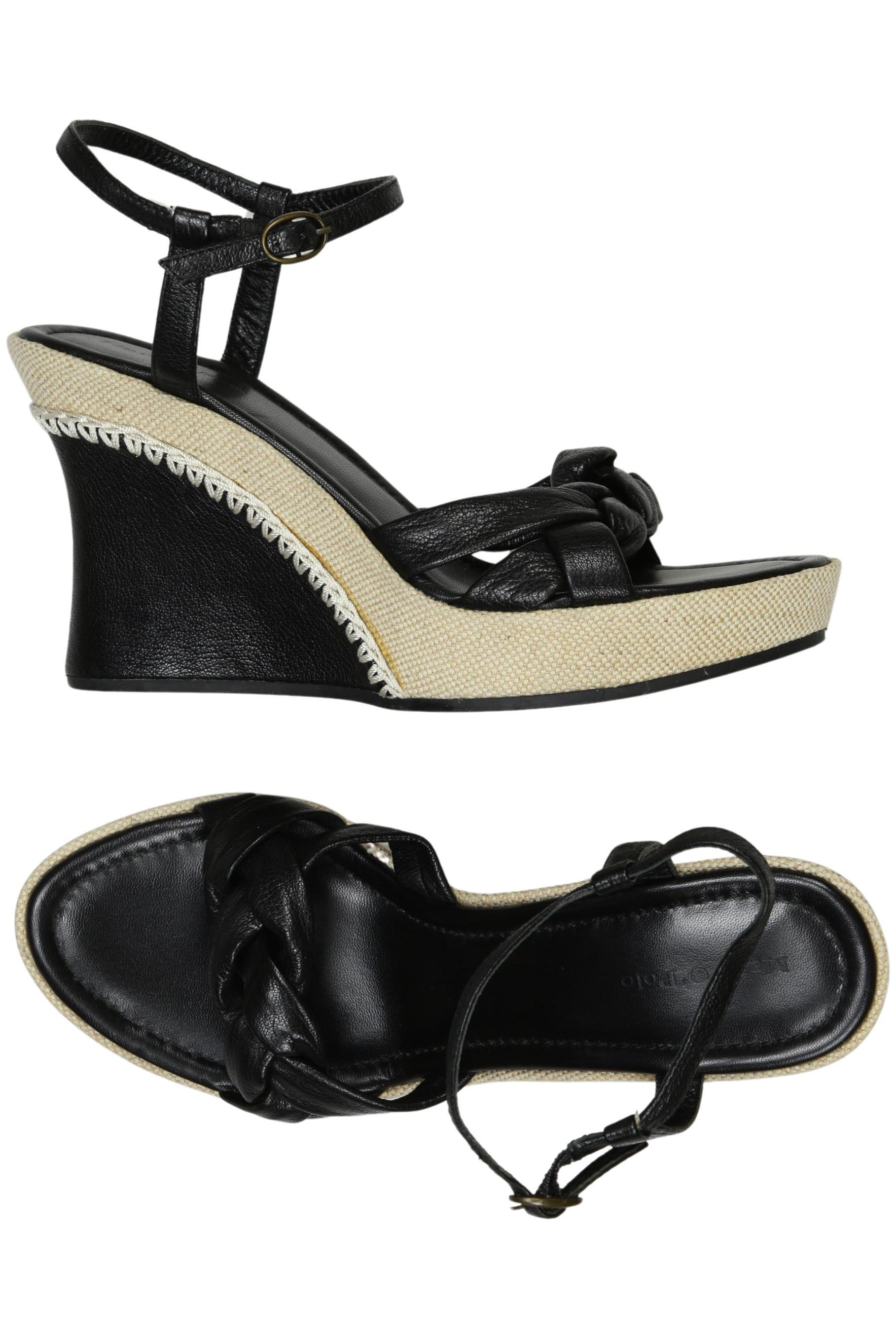 

Marc O Polo Damen Sandale, schwarz, Gr. 39