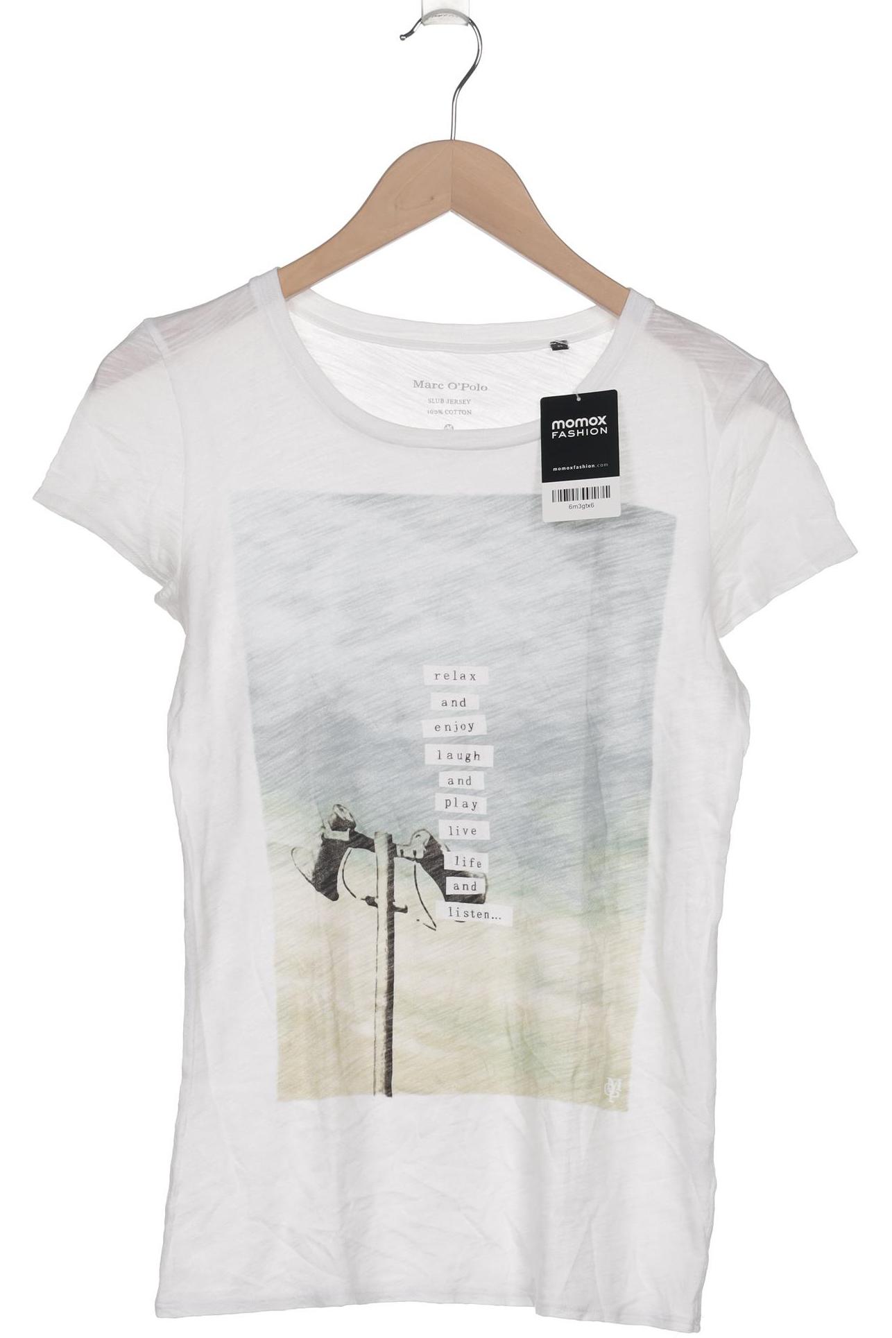 

Marc O Polo Damen T-Shirt, weiß, Gr. 34