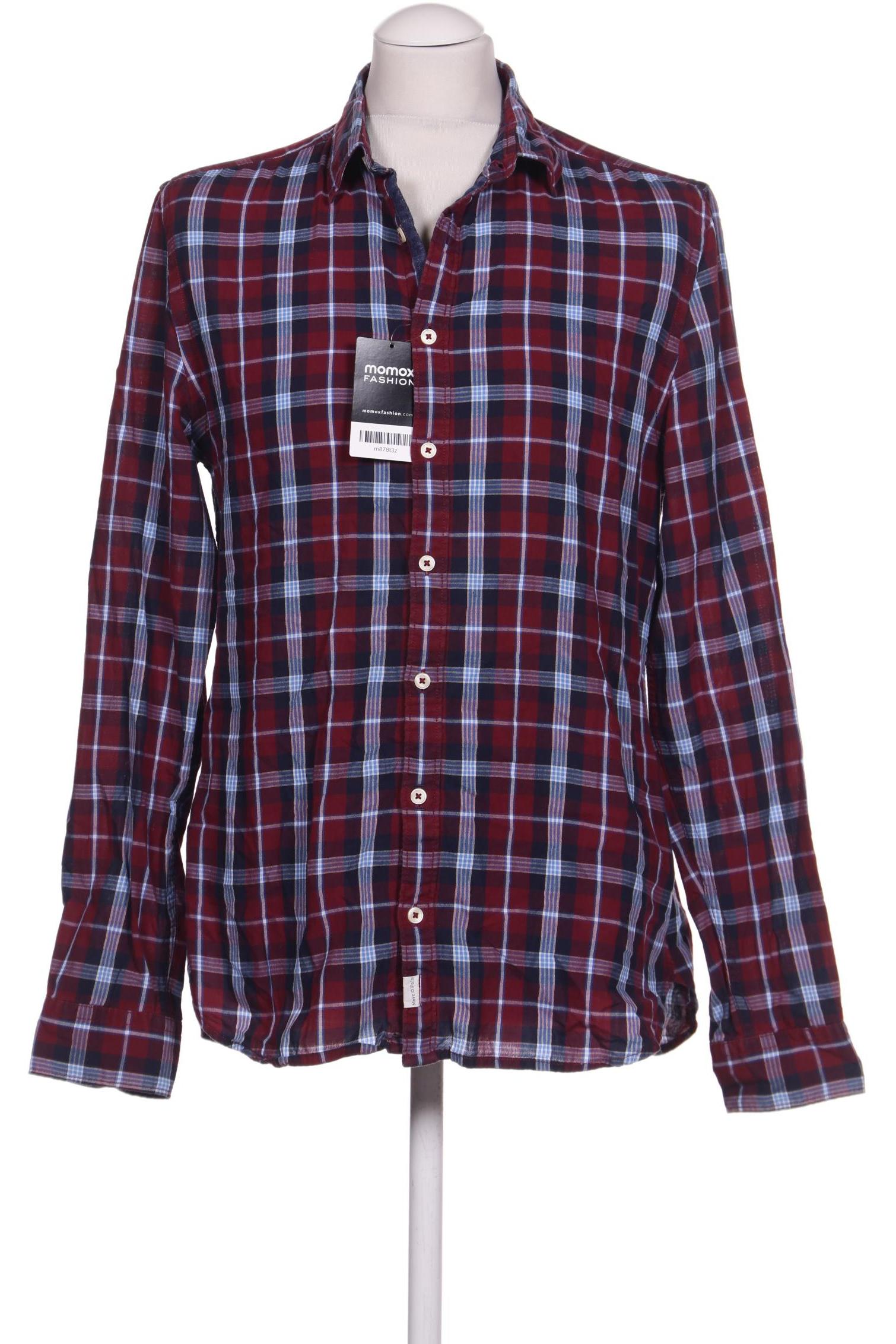 

Marc O Polo Herren Hemd, bordeaux, Gr. 48