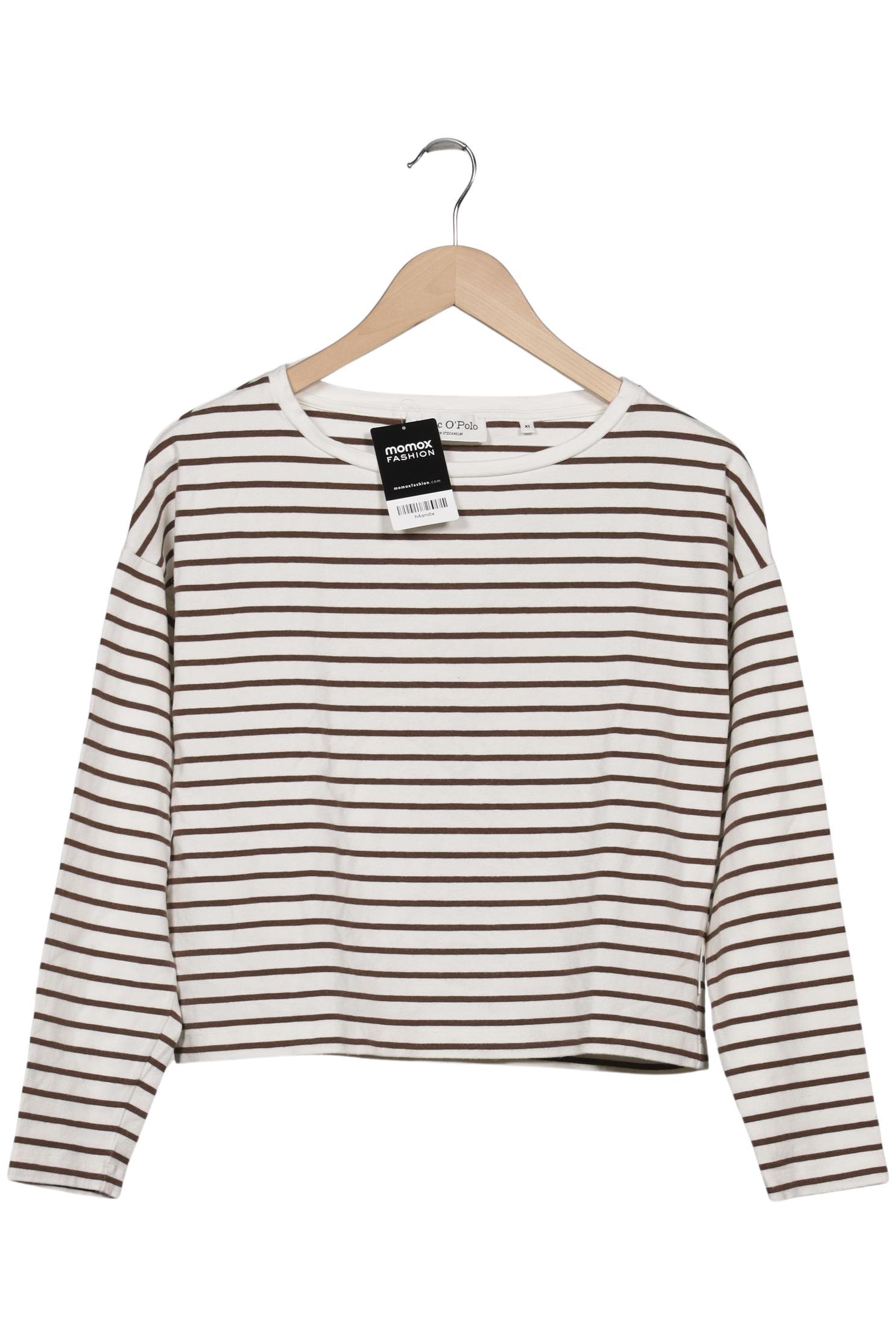 

Marc O Polo Damen Langarmshirt, weiß, Gr. 34