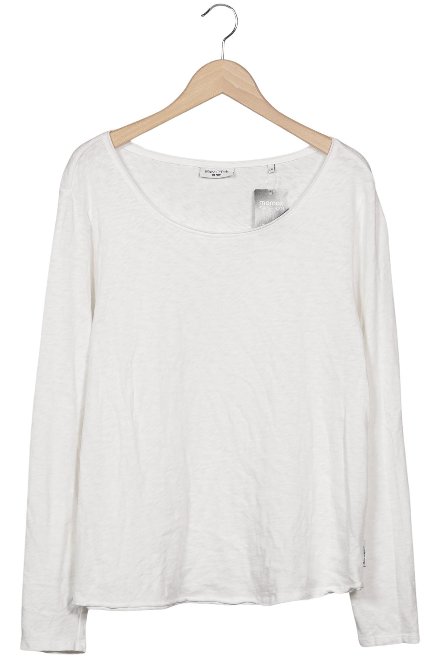 

Marc O Polo Damen Langarmshirt, weiß, Gr. 46