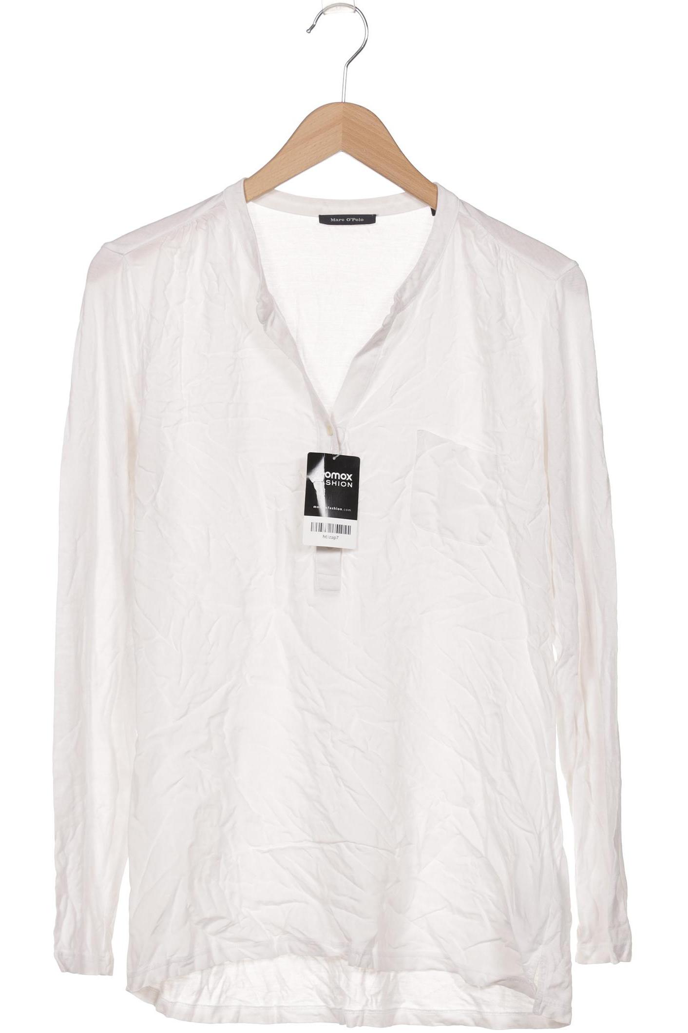 

Marc O Polo Damen Langarmshirt, weiß, Gr. 34