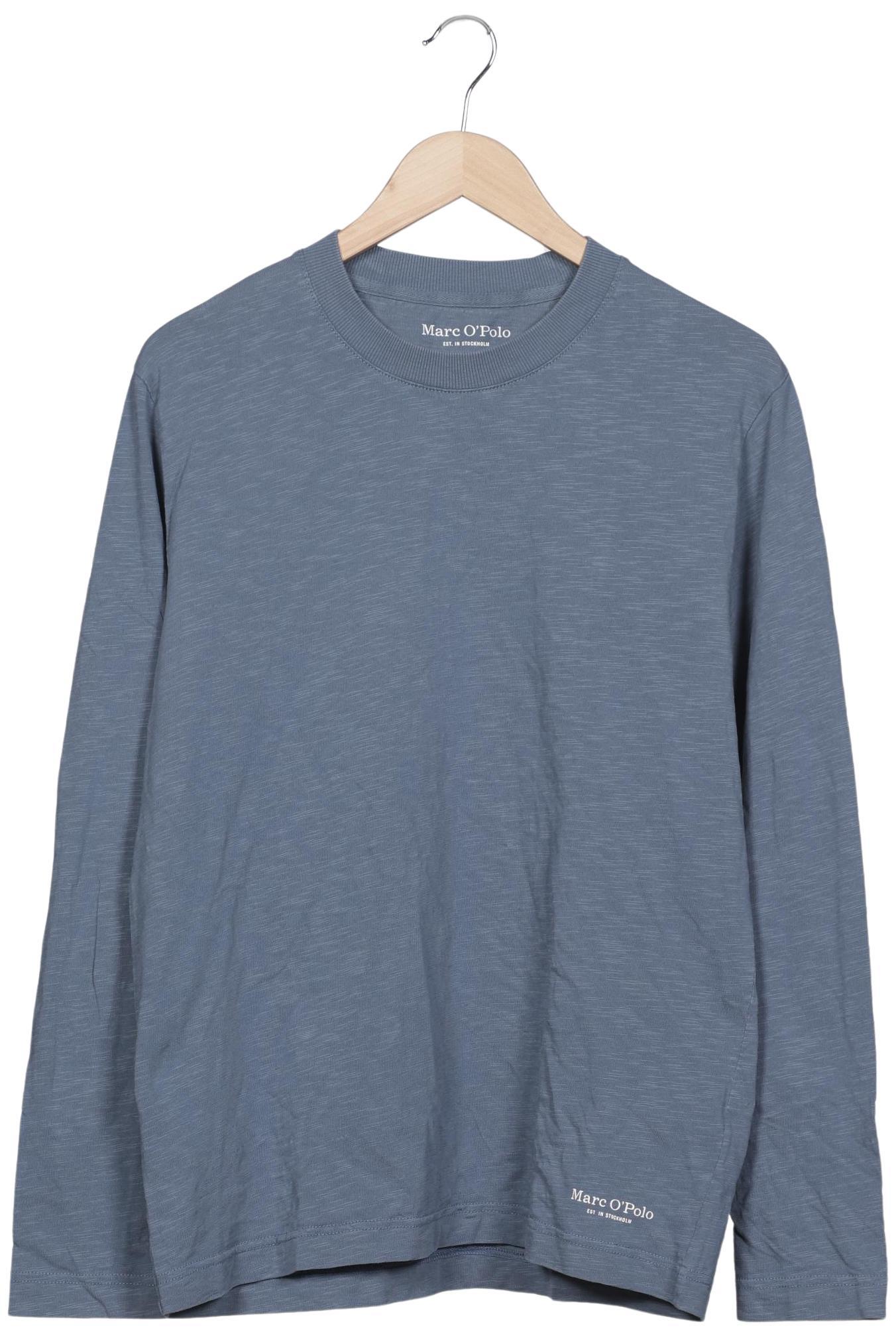 Thumbnail - Marc O Polo Herren Langarmshirt, blau, Gr. 48