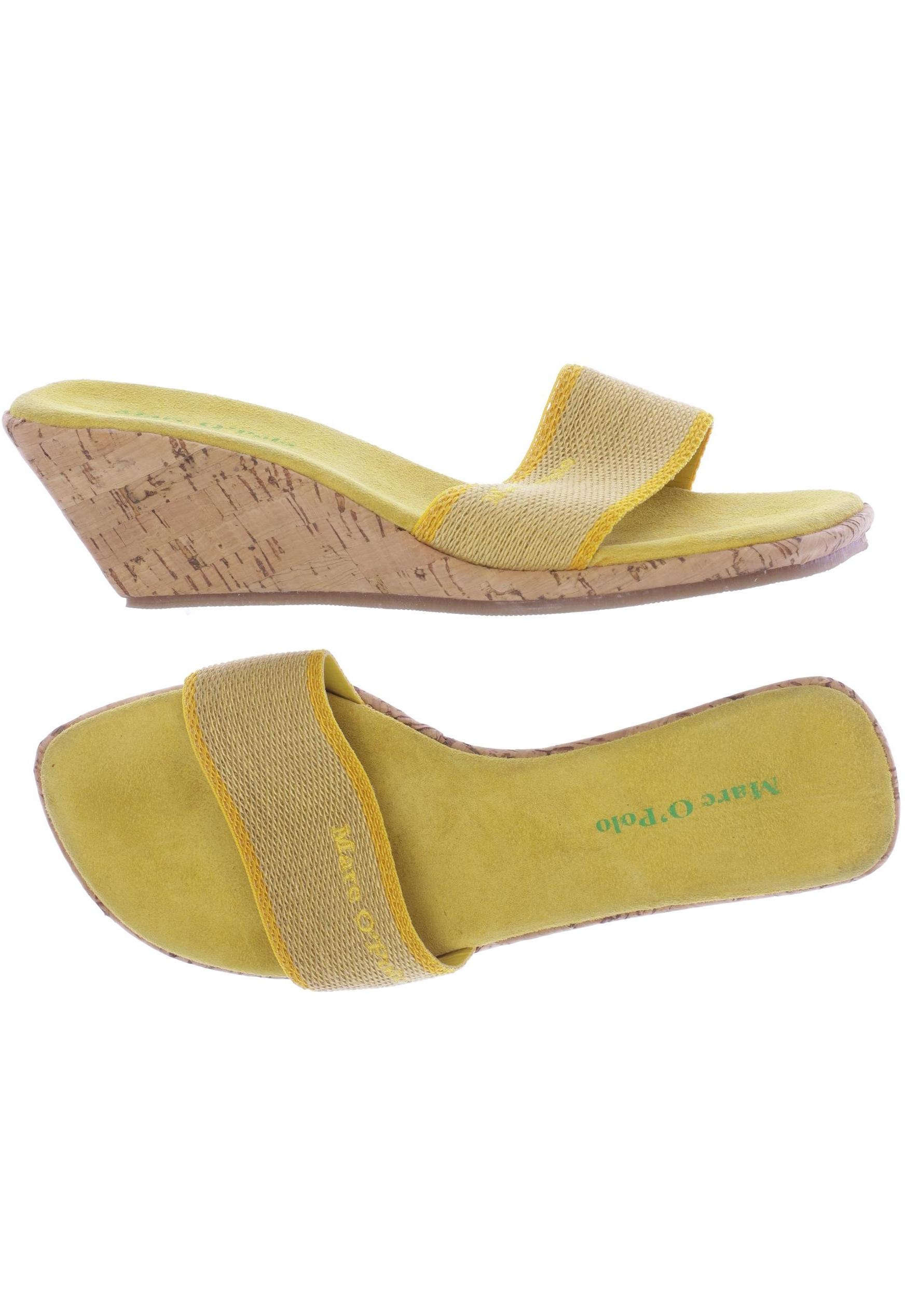 

Marc O Polo Damen Sandale, gelb, Gr. 38