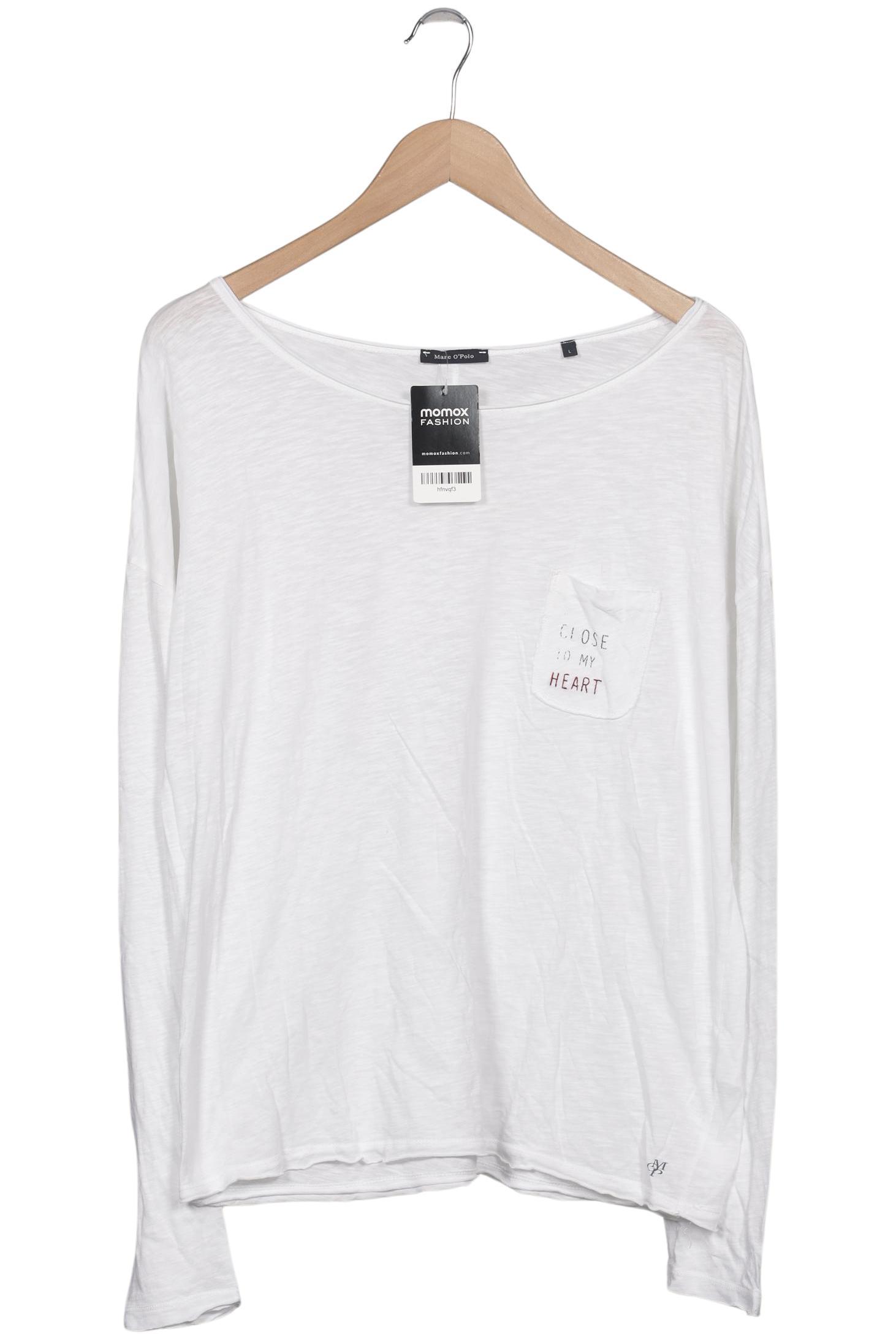 

Marc O Polo Damen Langarmshirt, weiß, Gr. 42