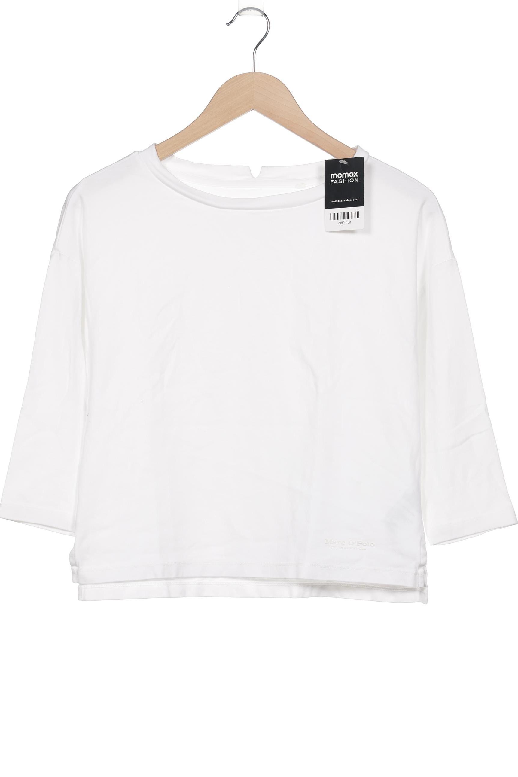 

Marc O Polo Damen Langarmshirt, weiß, Gr. 34