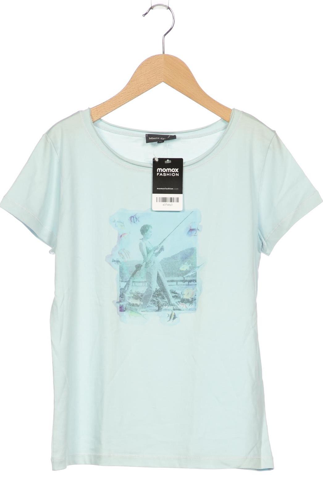 

Marc O Polo Damen T-Shirt, hellblau, Gr. 38