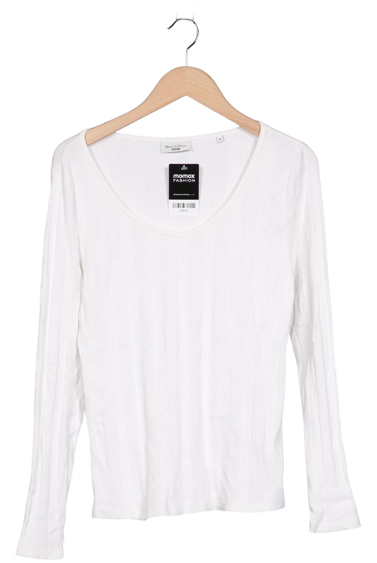 

Marc O Polo Damen Langarmshirt, weiß, Gr. 44