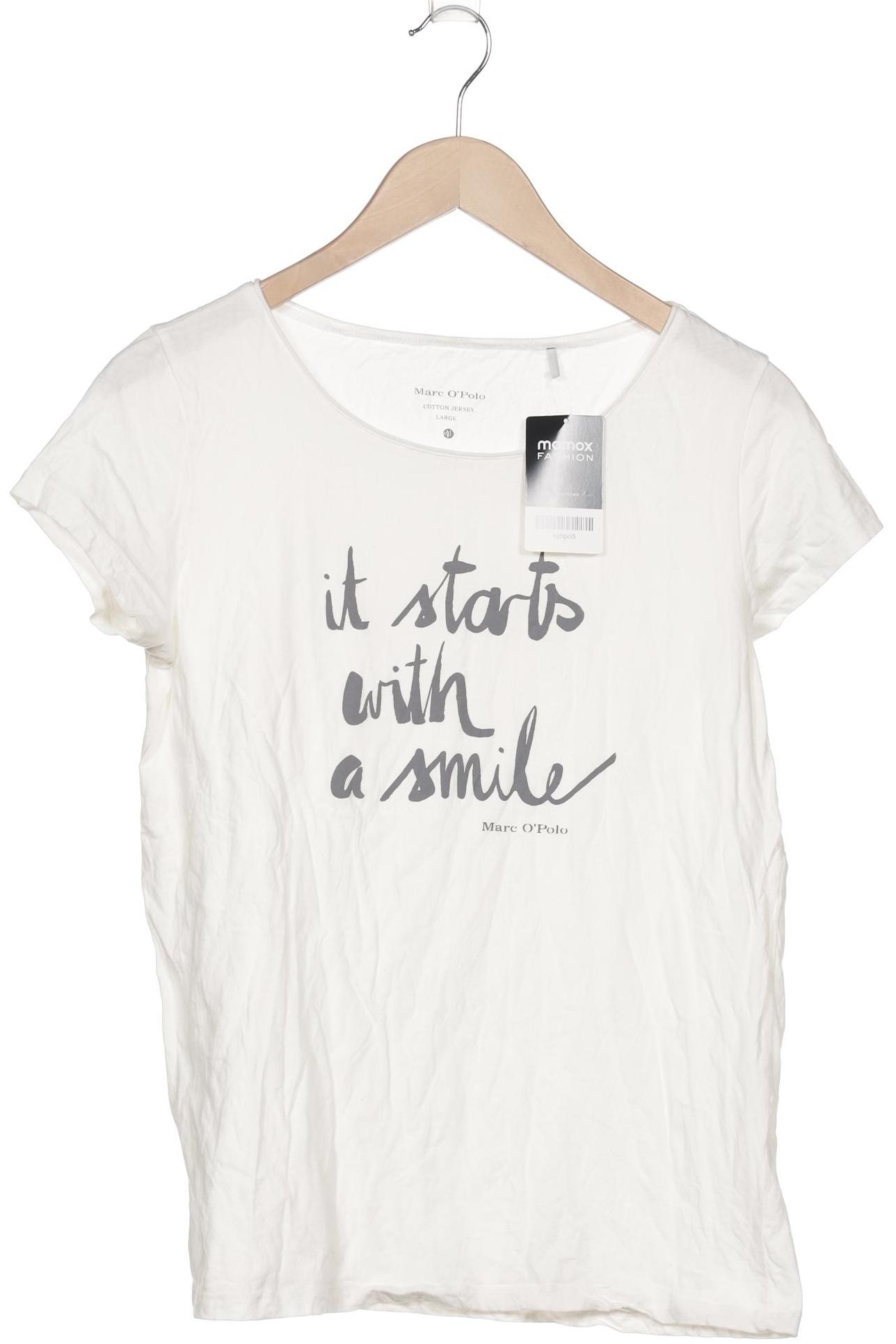 

Marc O Polo Damen T-Shirt, cremeweiß, Gr. 40