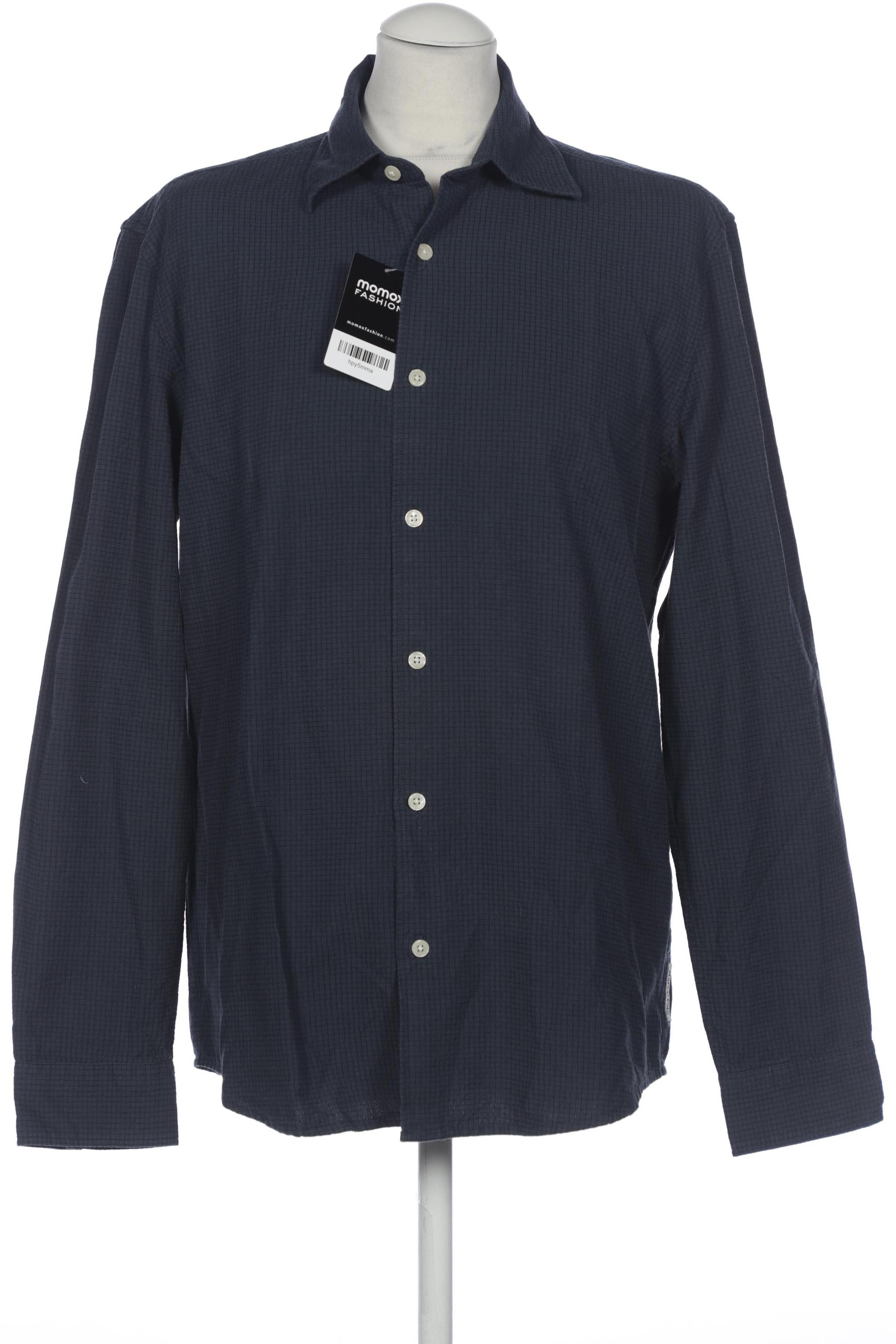 

Marc O Polo Herren Hemd, marineblau, Gr. 48