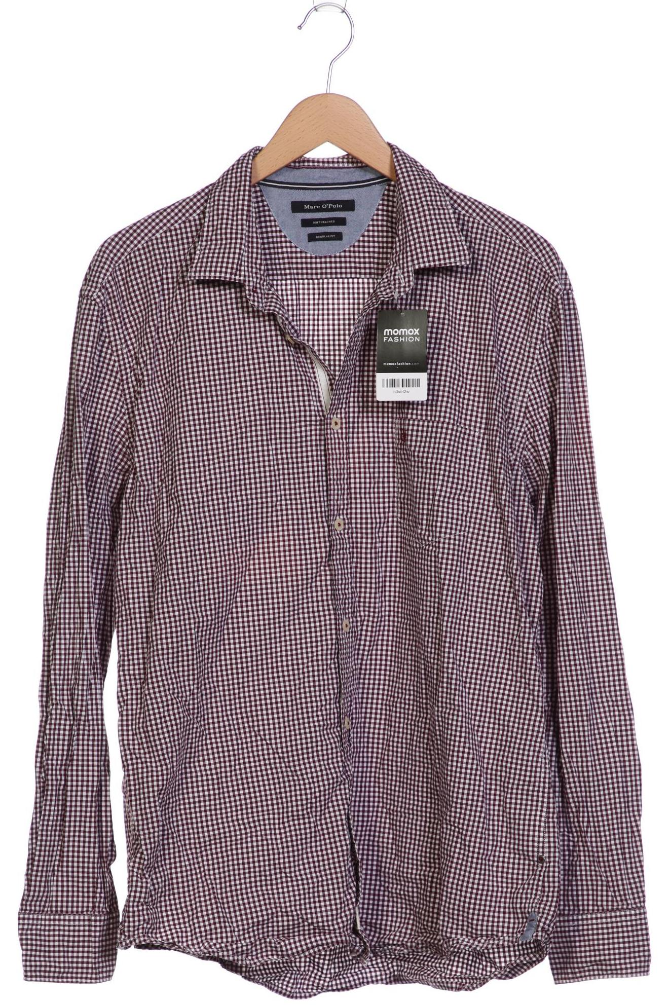 

Marc O Polo Herren Hemd, bordeaux, Gr. 56
