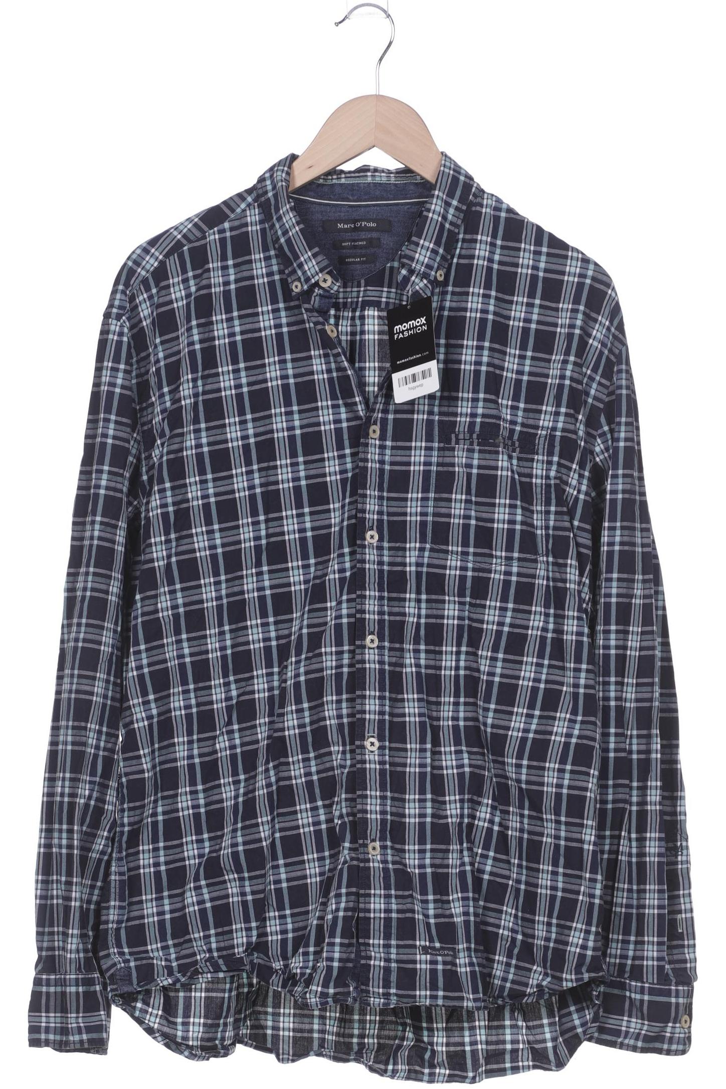 

Marc O Polo Herren Hemd, marineblau, Gr. 56