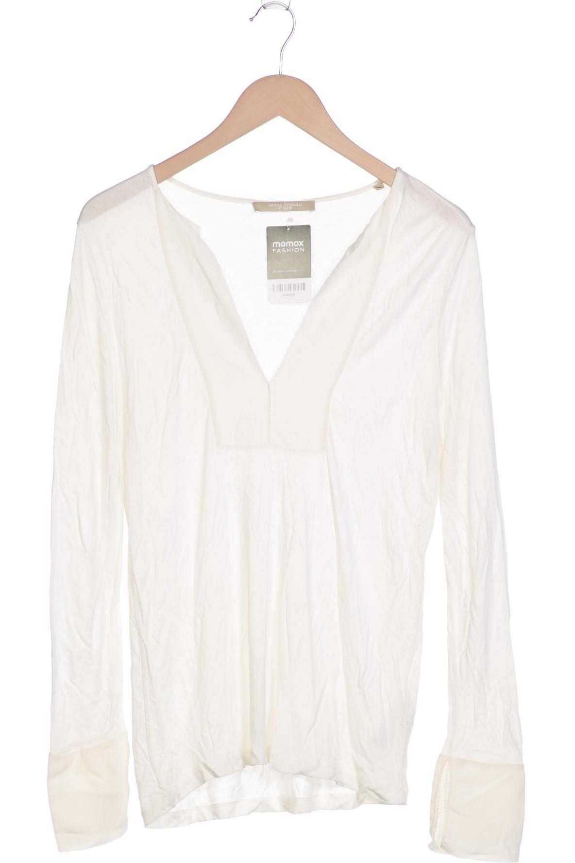 

Marc O Polo Damen Langarmshirt, cremeweiß