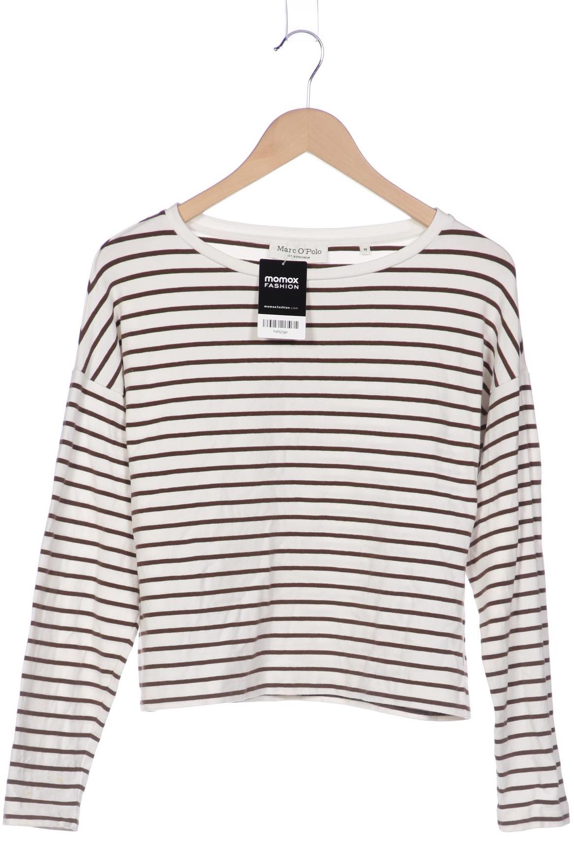 

Marc O Polo Damen Langarmshirt, weiß, Gr. 34