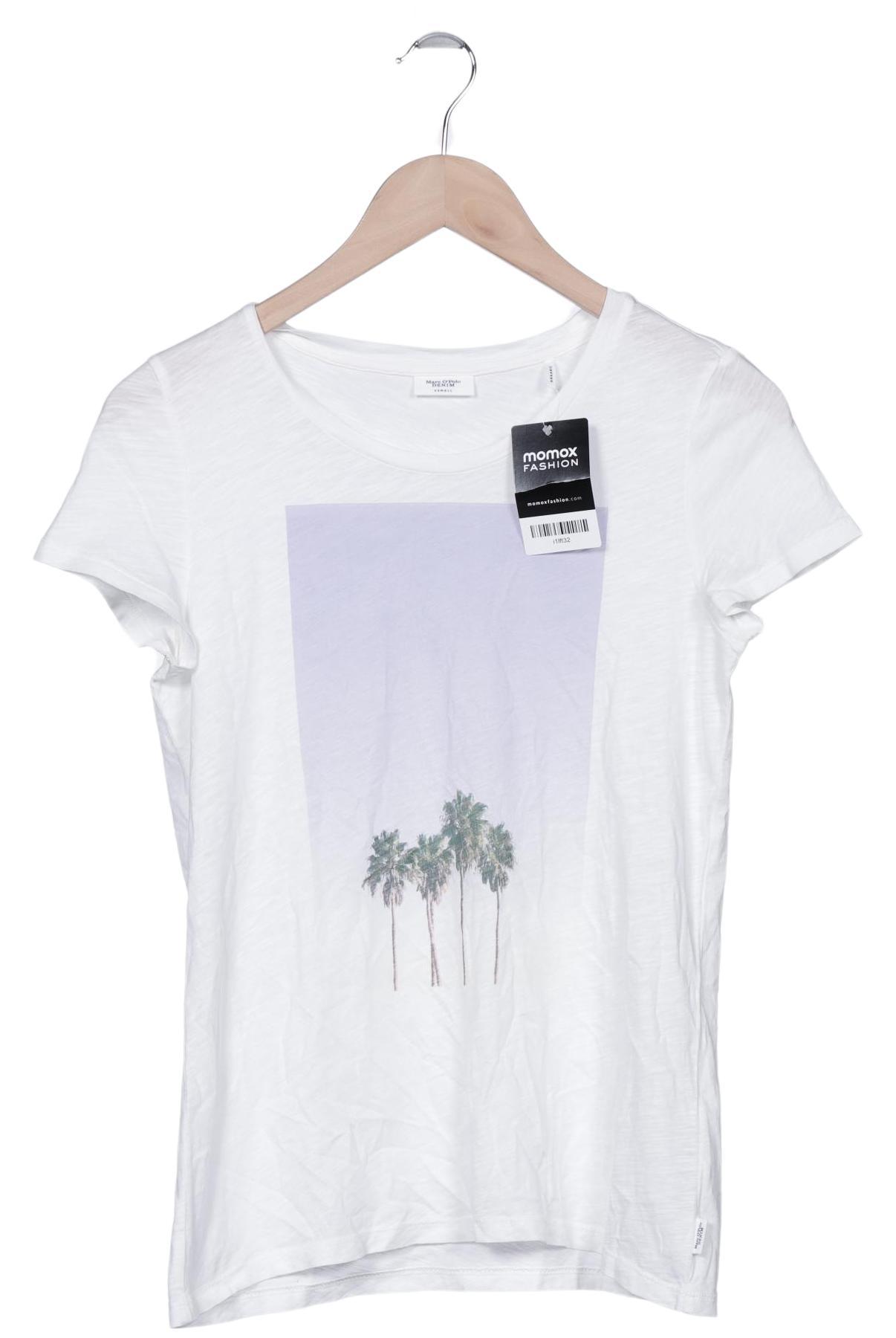 

Marc O Polo Damen T-Shirt, weiß, Gr. 34