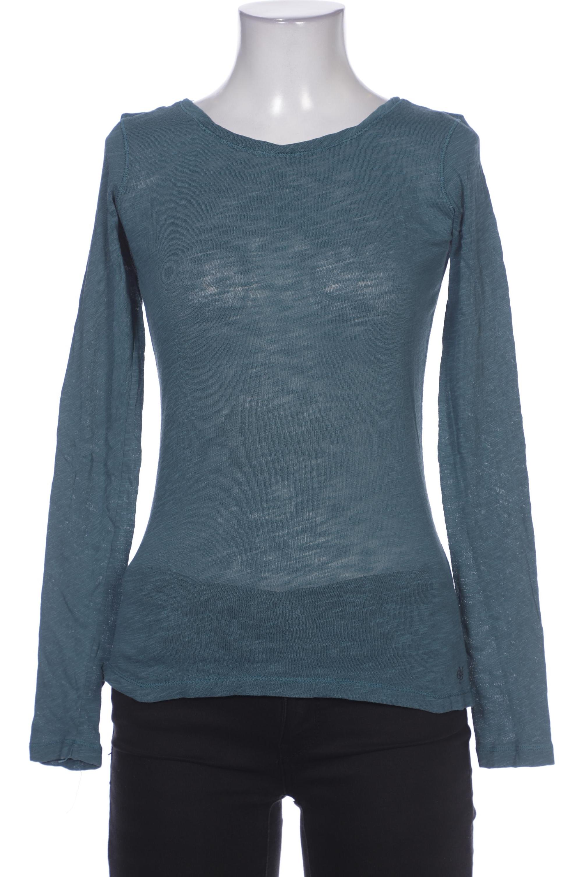 

Marc O Polo Damen Langarmshirt, türkis, Gr. 34