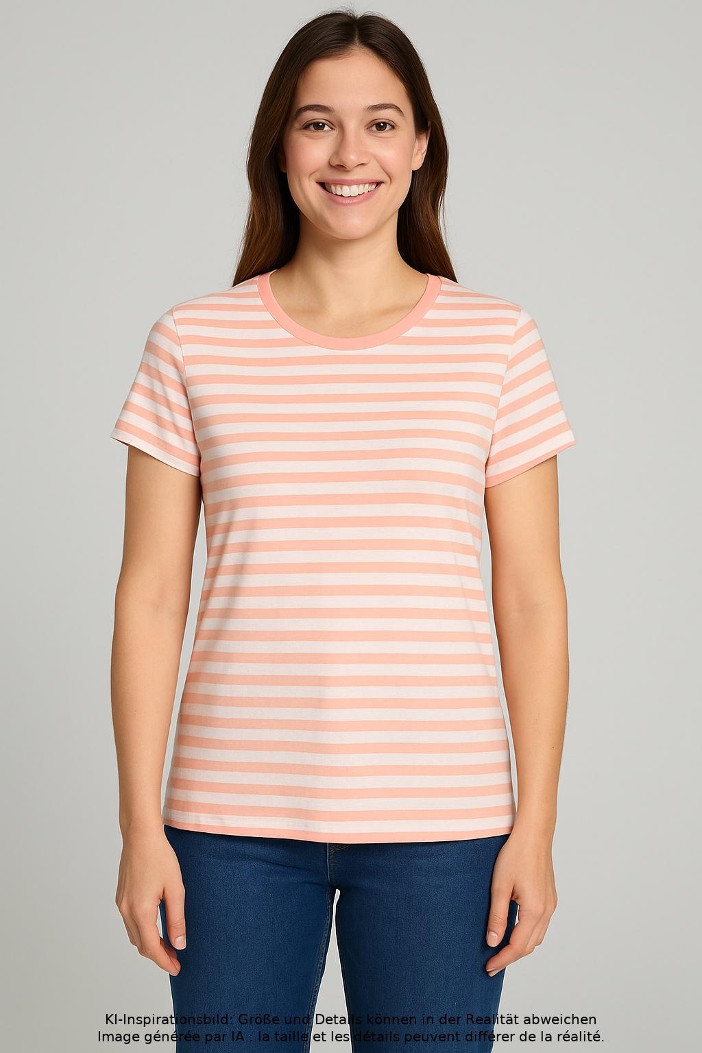 

Marc O Polo Damen T-Shirt, mehrfarbig, Gr. 42