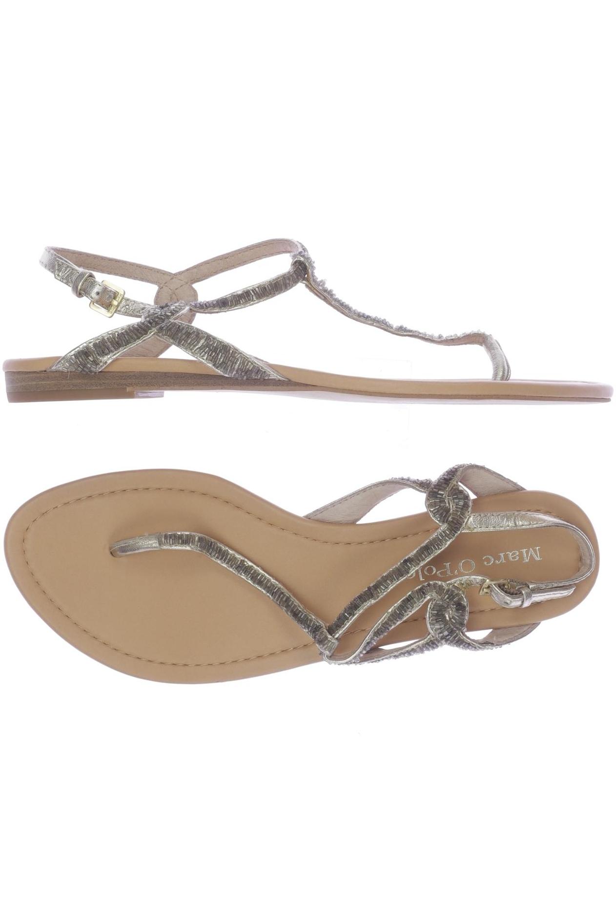 

Marc O Polo Damen Sandale, gold, Gr. 40