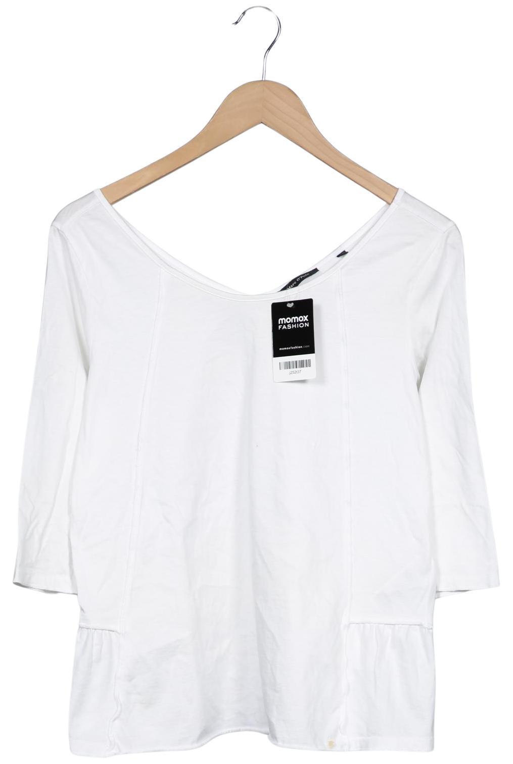 

Marc O Polo Damen Langarmshirt, weiß, Gr. 38