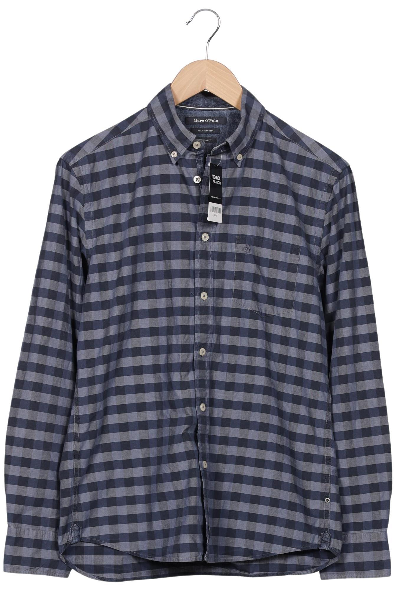 

Marc O Polo Herren Hemd, marineblau, Gr. 46