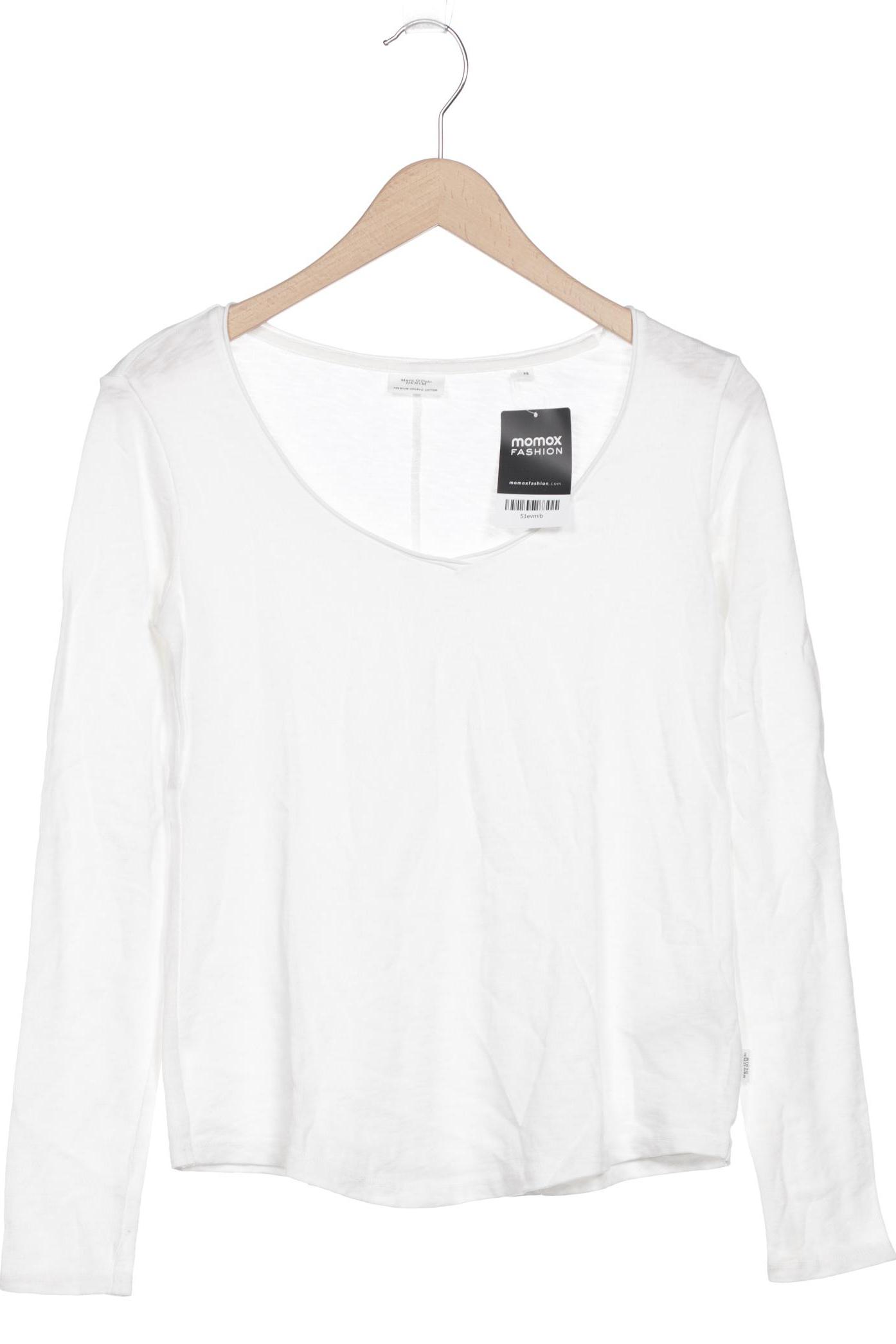 

Marc O Polo Damen Langarmshirt, weiß