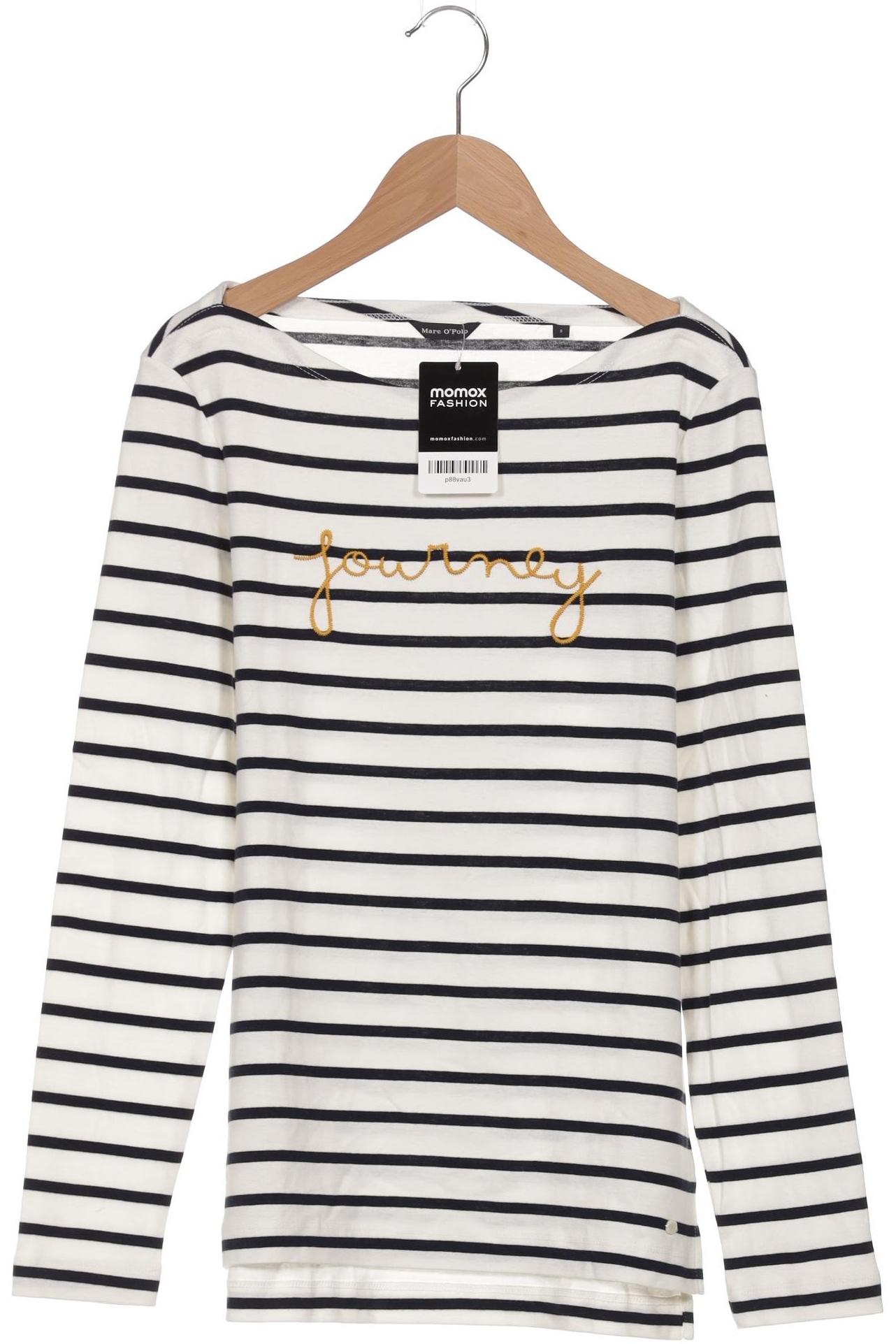 

Marc O Polo Damen Langarmshirt, weiß, Gr. 36