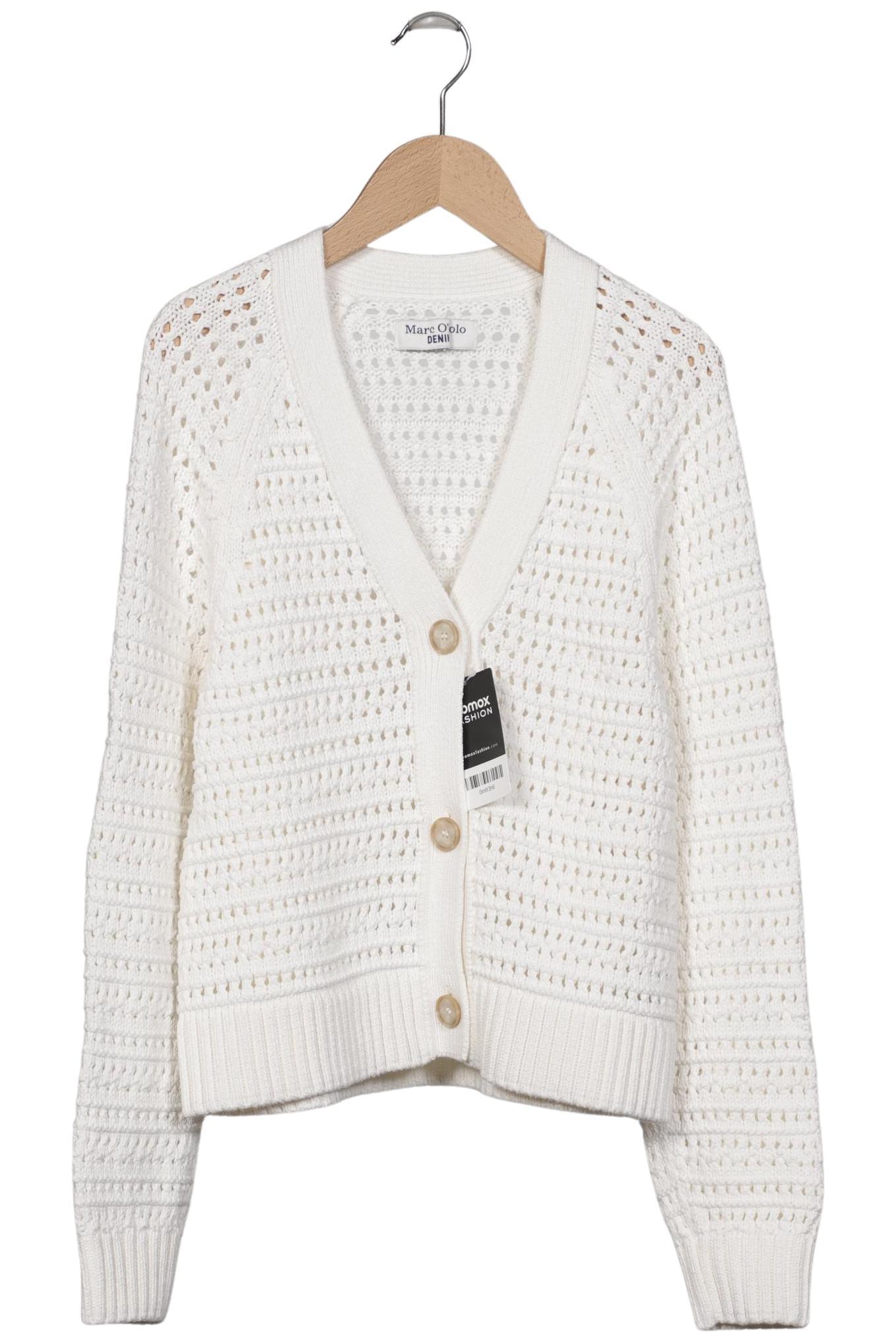 

Marc O Polo Damen Strickjacke, weiß, Gr. 34