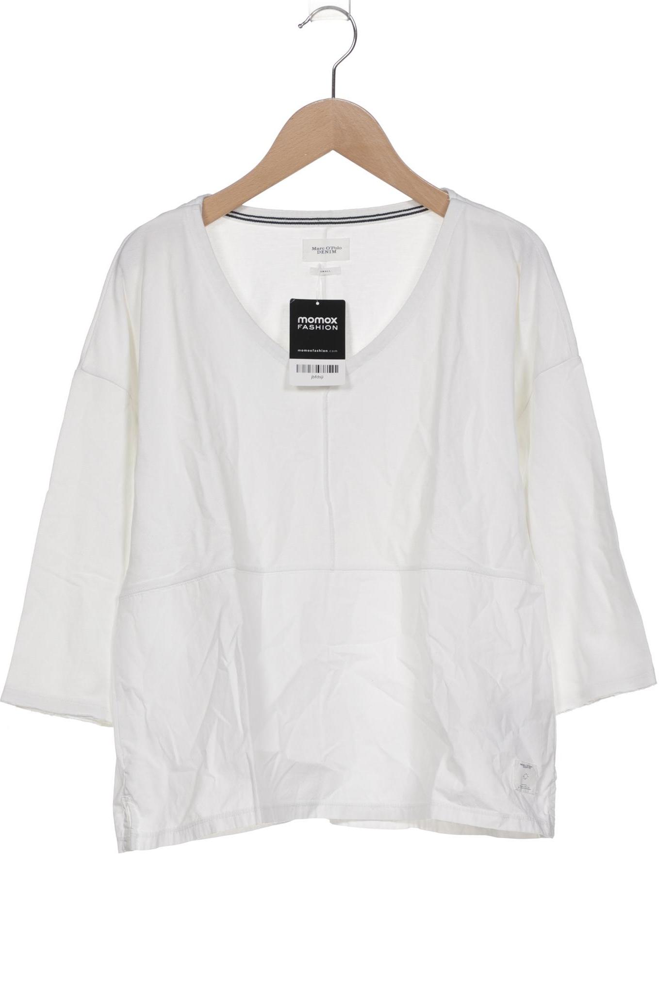 

Marc O Polo Damen Langarmshirt, weiß, Gr. 36