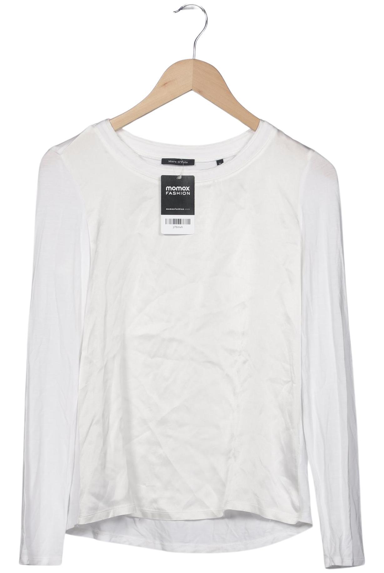 

Marc O Polo Damen Langarmshirt, weiß, Gr. 34