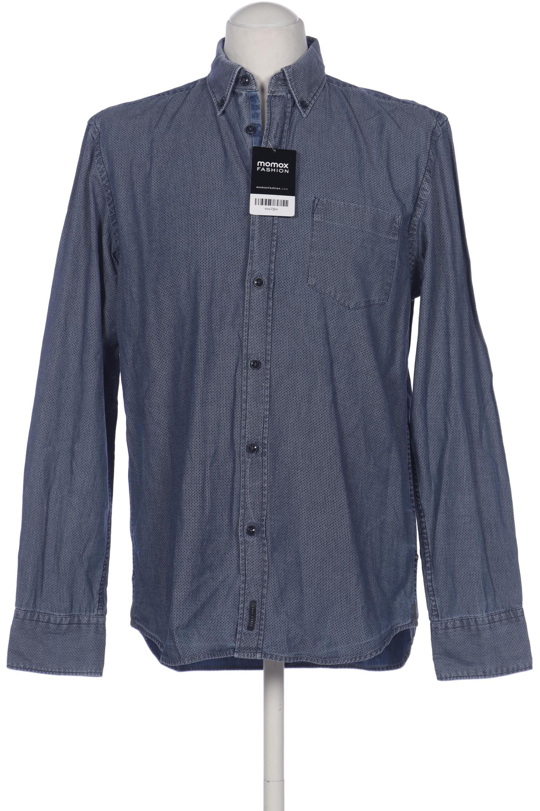

Marc O Polo Herren Hemd, marineblau, Gr. 48