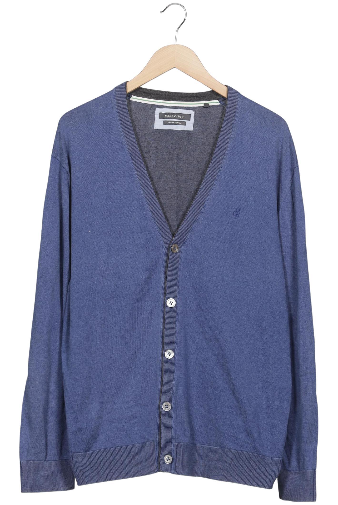 Thumbnail - Marc O Polo Herren Strickjacke, blau, Gr. 56