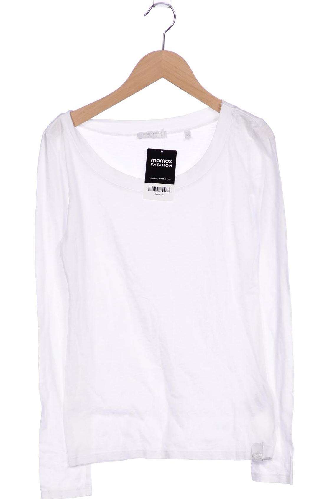 

Marc O Polo Damen Langarmshirt, weiß, Gr. 34