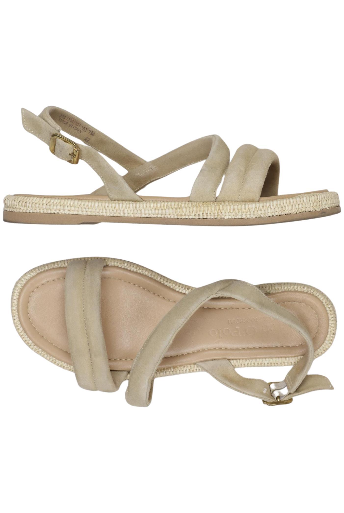 

Marc O Polo Damen Sandale, beige, Gr. 42