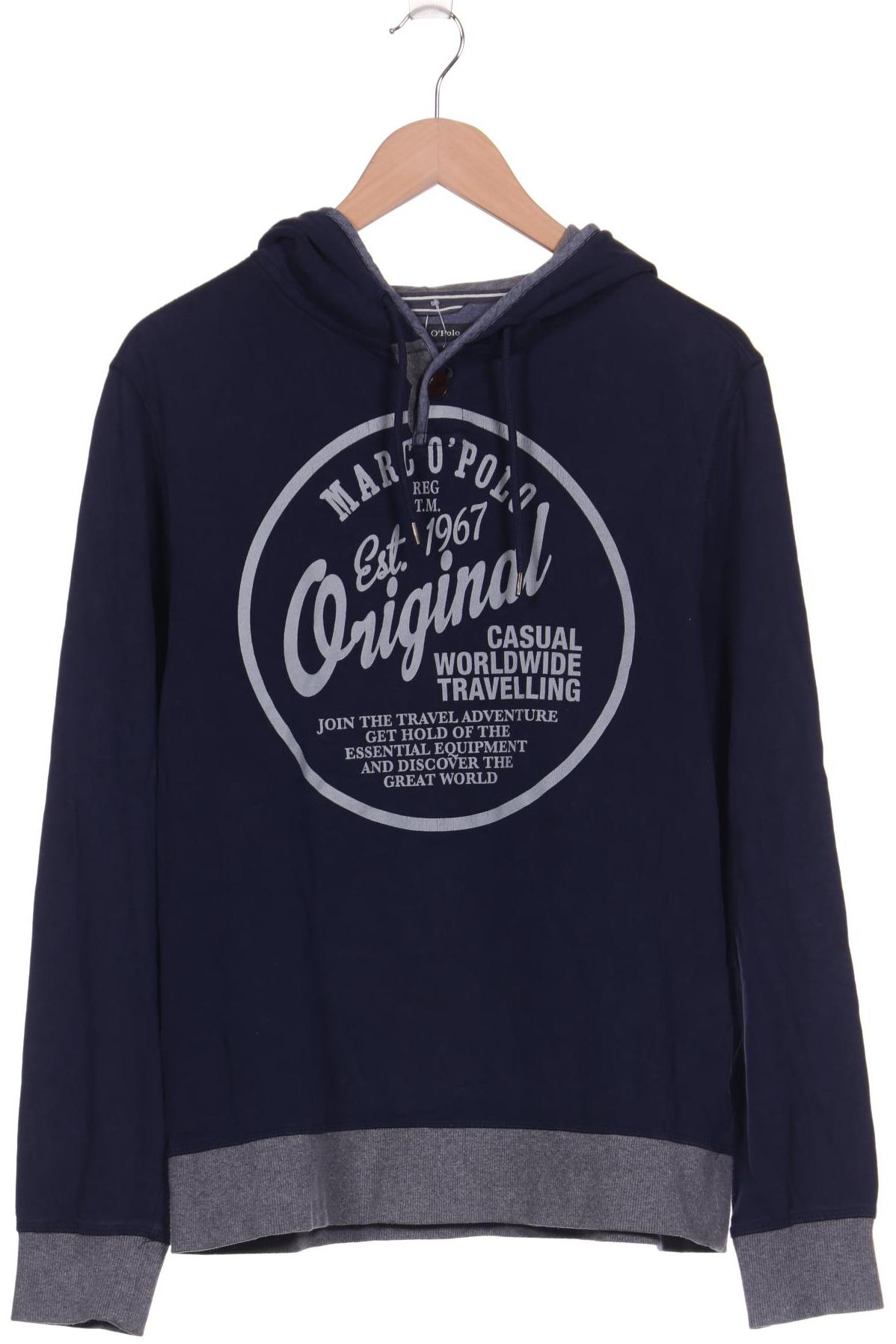 

Marc O Polo Herren Kapuzenpullover, marineblau