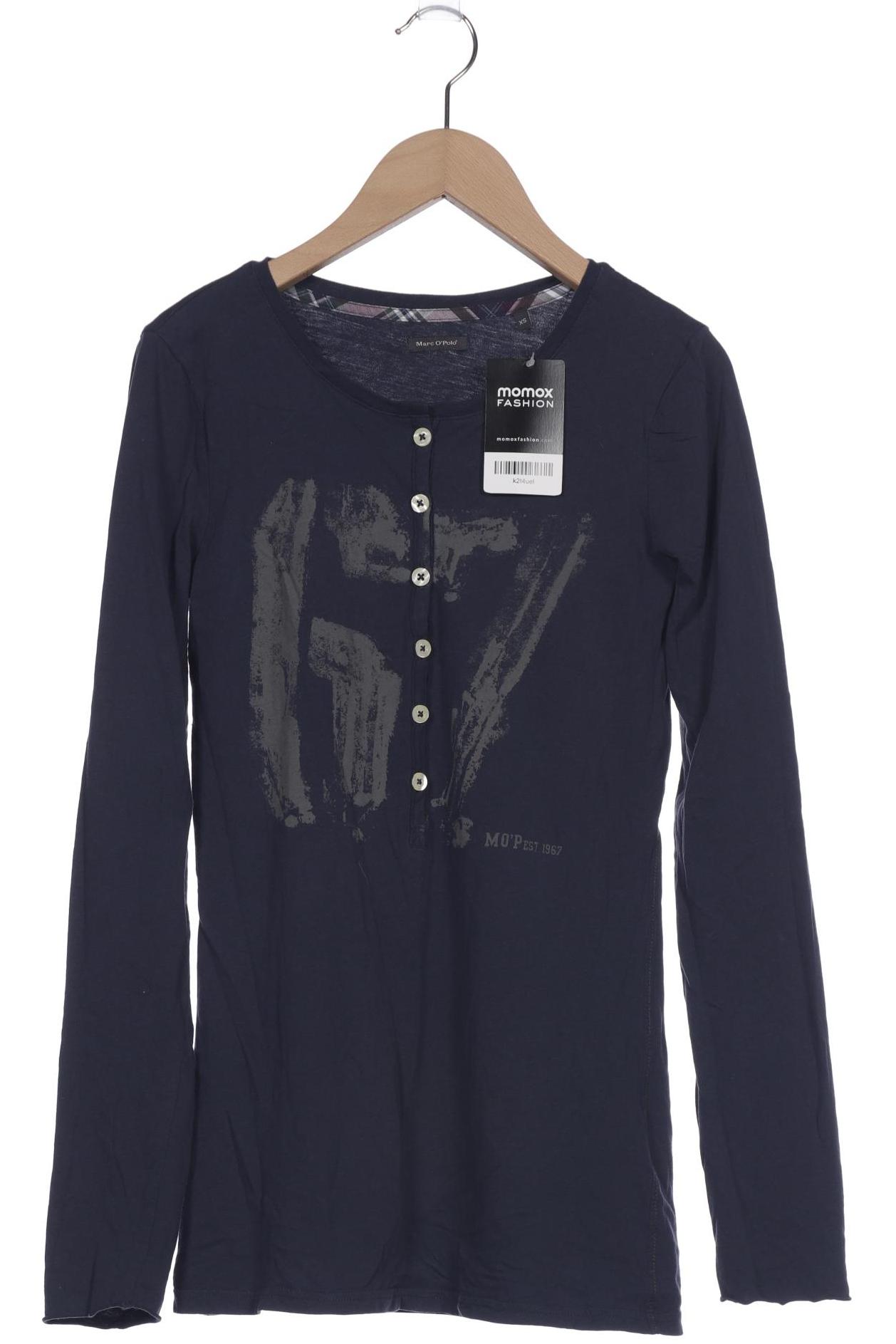 

Marc O Polo Damen Langarmshirt, marineblau