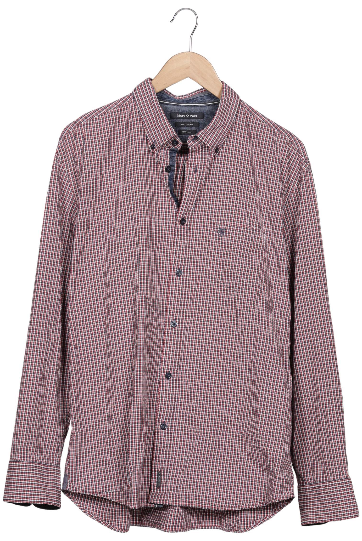 

Marc O Polo Herren Hemd, bordeaux, Gr. 56