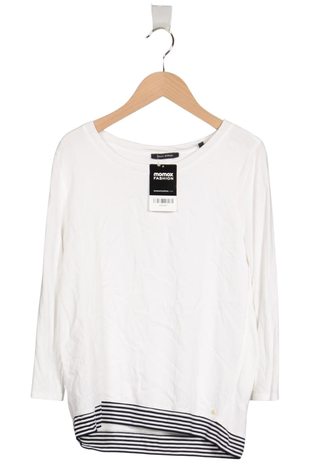 

Marc O Polo Damen Langarmshirt, weiß, Gr. 34