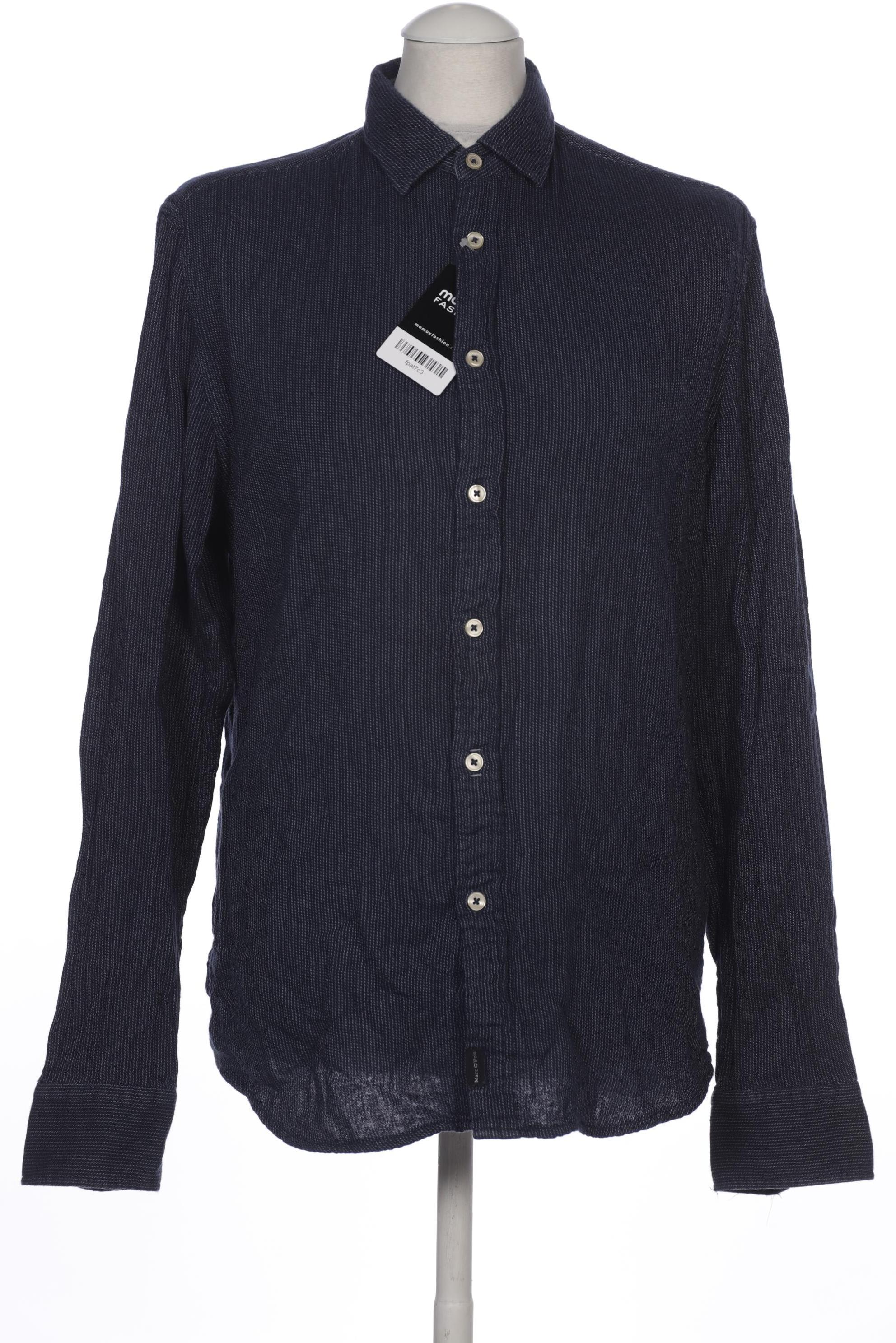 

Marc O Polo Herren Hemd, marineblau, Gr. 48