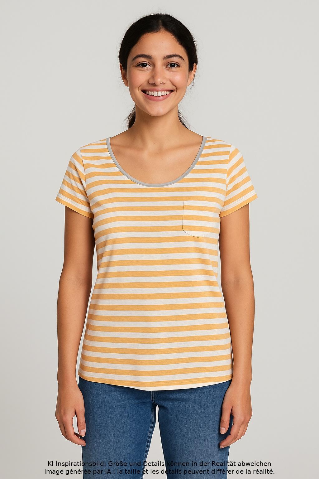 

Marc O Polo Damen T-Shirt, mehrfarbig, Gr. 36