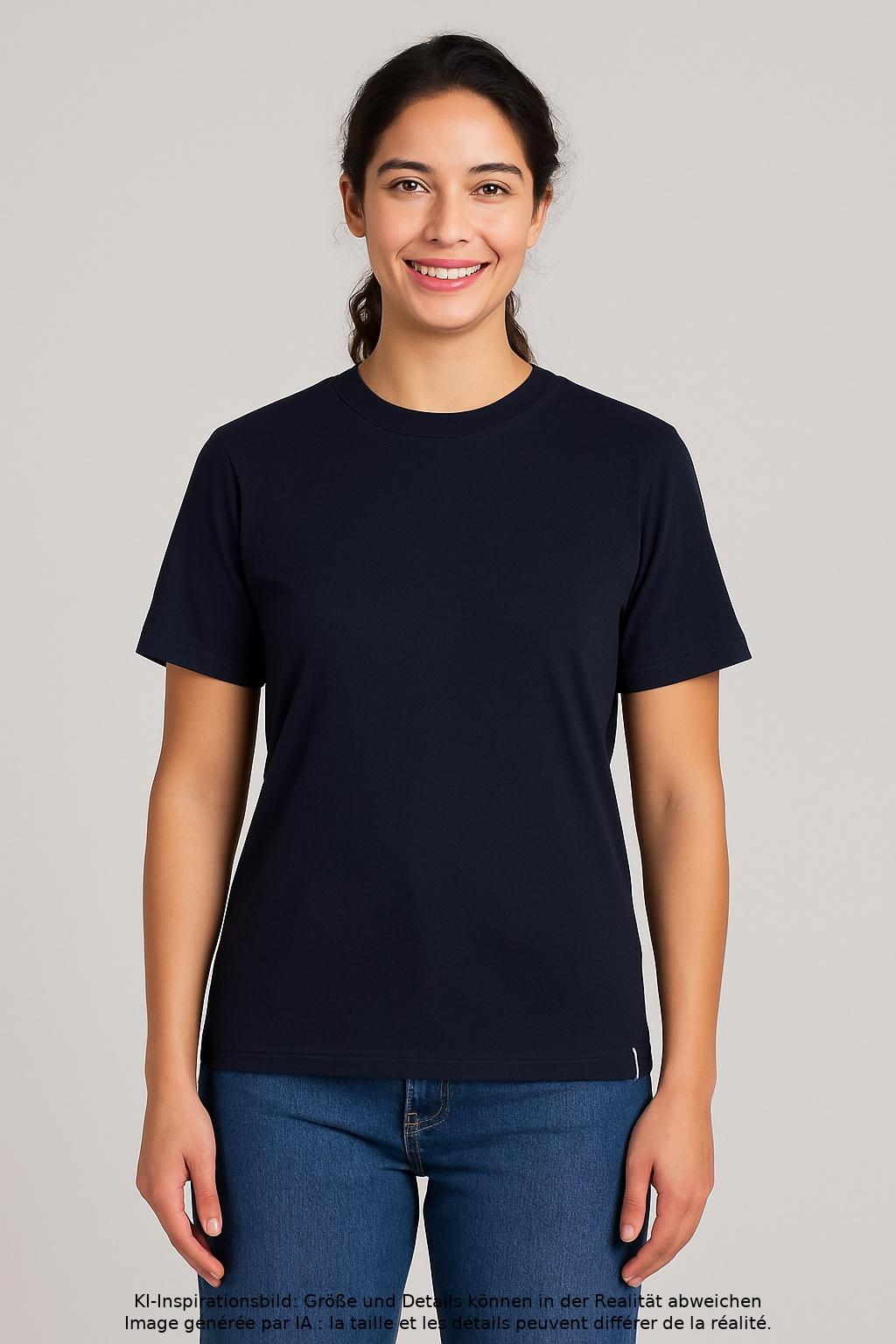 

Marc O Polo Damen T-Shirt, marineblau, Gr. 38