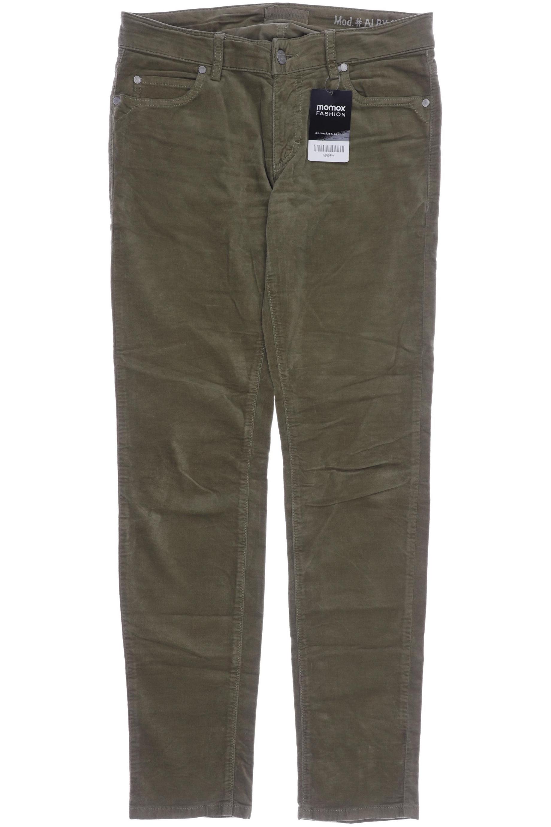 

Marc O Polo Damen Stoffhose, grün, Gr. 26