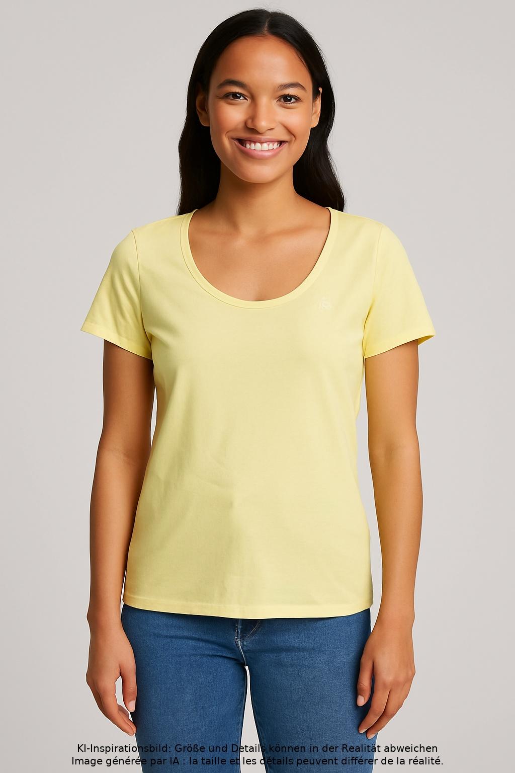 

Marc O Polo Damen T-Shirt, gelb, Gr. 36